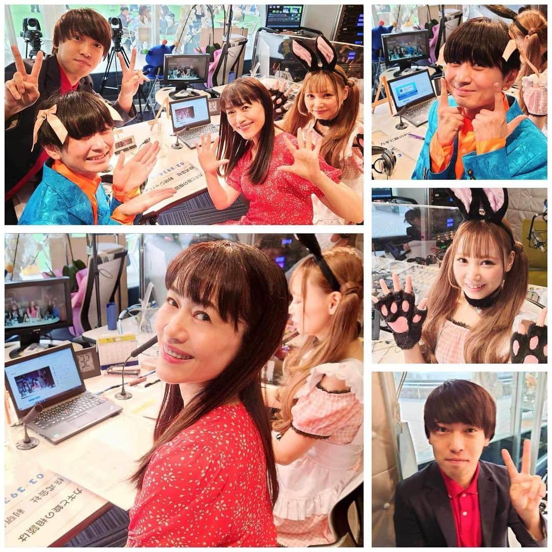 うちやえゆかのインスタグラム：「#FMサルース さんの番組  『Saturday☆バンド☆フィーバー』に ゲスト出演させていただきました。 #星住実花さん #タニオ君 #てぃなさん とワイワイとお話し。 ライブなどの告知も☺️  毎週土曜午後6:25～NHK Eテレにて放送中 「キボウノチカラ～オトナプリキュア’２３～」 エンディングテーマ、キュア・カルテットで歌唱中の「 雫のプリキュア」もオンエアいただきましたよ！  楽しくあっという間の時間。 寒くなってきた週末、応援にきてくださった方々 風邪引かなかったかな？チャット、コメントも ありがとうございました✨  #Saturdayバンドフィーバー #ラジオ #youtube」