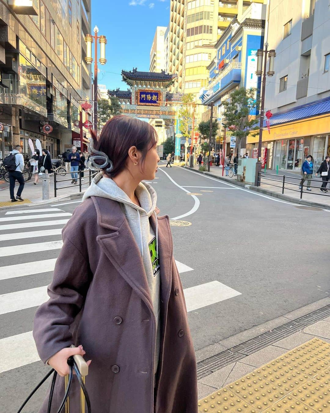 青島妃菜さんのインスタグラム写真 - (青島妃菜Instagram)「추워🌨️  새로운 후디~」11月13日 19時09分 - hina1226_01