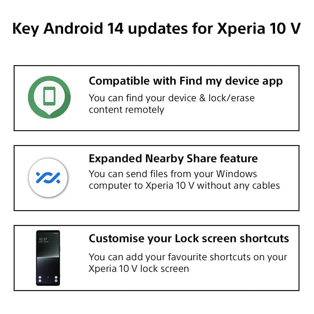 Sony Mobileさんのインスタグラム写真 - (Sony MobileInstagram)「Listen up📢 #Xperia10V meets Android 14 - with new features to discover!  #Sony #Xperia #SonyXperia #Android14」11月13日 19時25分 - sonyxperia