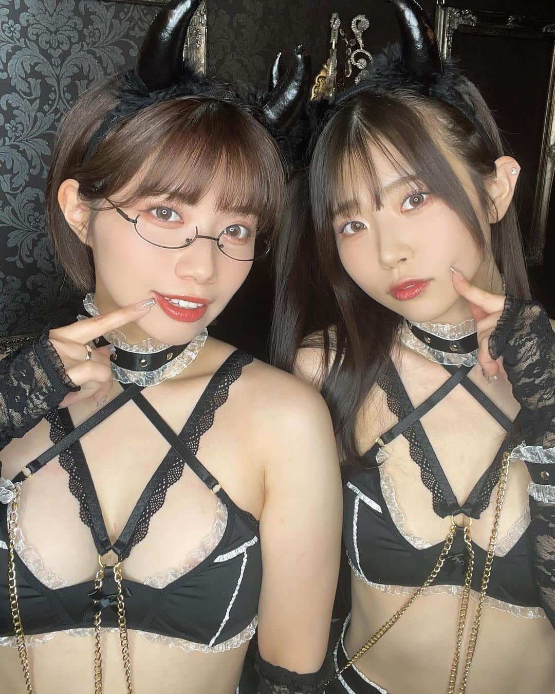 葵いぶきのインスタグラム：「のちゃんとのサキュバス最高でした😈♡ #ぞのぶきをスコれ」