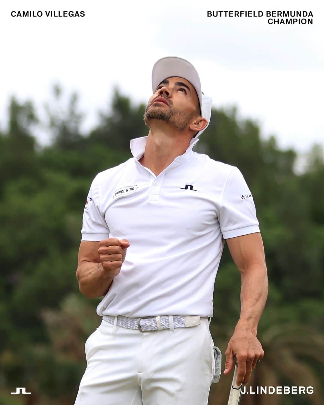 Jリンドバーグのインスタグラム：「Welcome back, Camilo – we’re proud of you!  @camilovillegasofficial wins the Butterfield Bermuda Championship.」