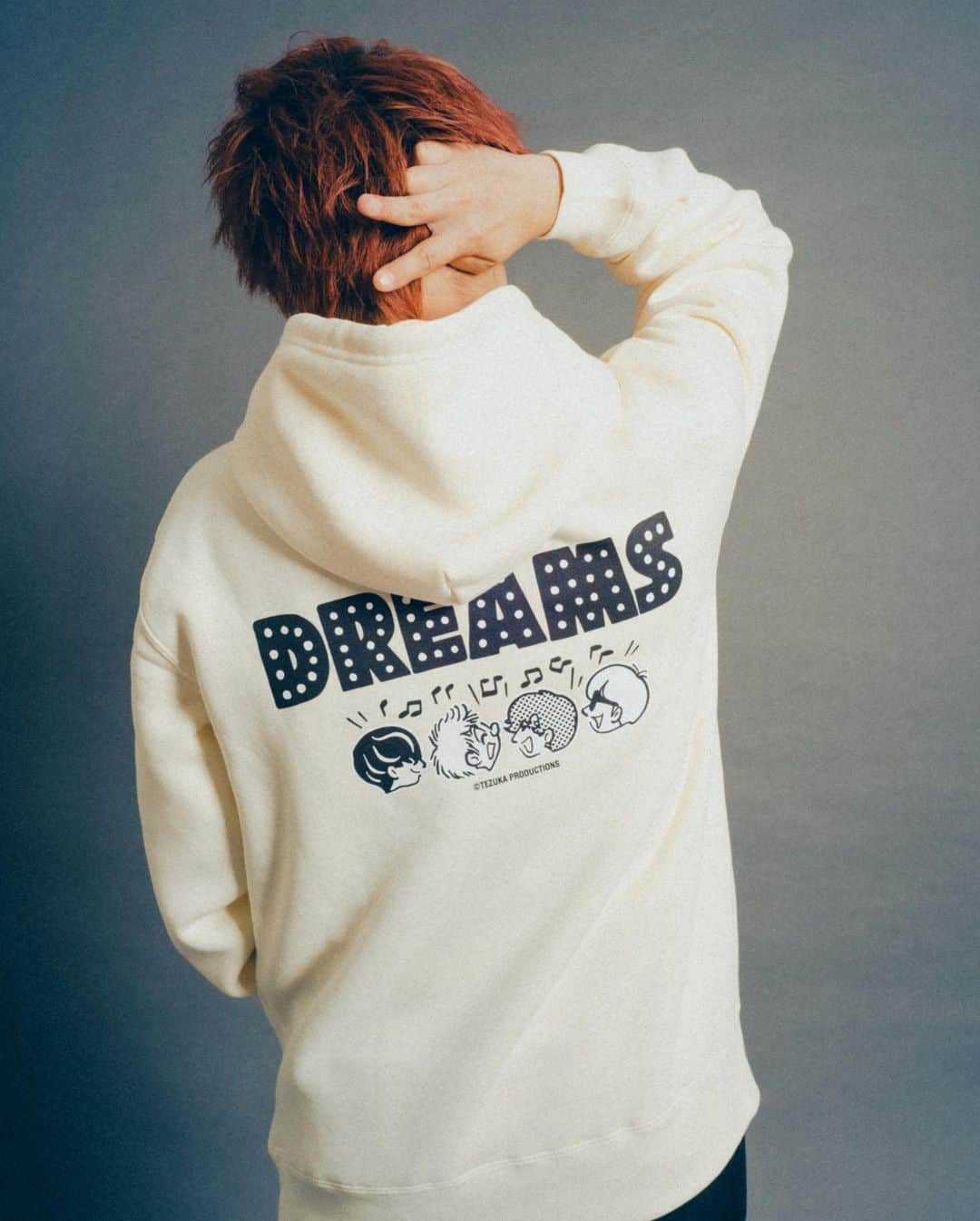 go!go!vanillasさんのインスタグラム写真 - (go!go!vanillasInstagram)「【DREAMS TOUR 2023-2024】  グッズ詳細解禁＆受注通販スタート！  「DREAMS HOODIE」  ＜着用サイズ＞ プリティ (NATURAL)：L / (PURPLE)：M 進太郎 (BLACK)：XL セイヤ (RED)：L 牧 (SMOCKY GREEN)：XL 女性モデル［159cm］(NATURAL)：L / (PURPLE)：M  📸 Photo by renzo masuda @renzo1101」11月13日 19時44分 - go_go_vanillas_official