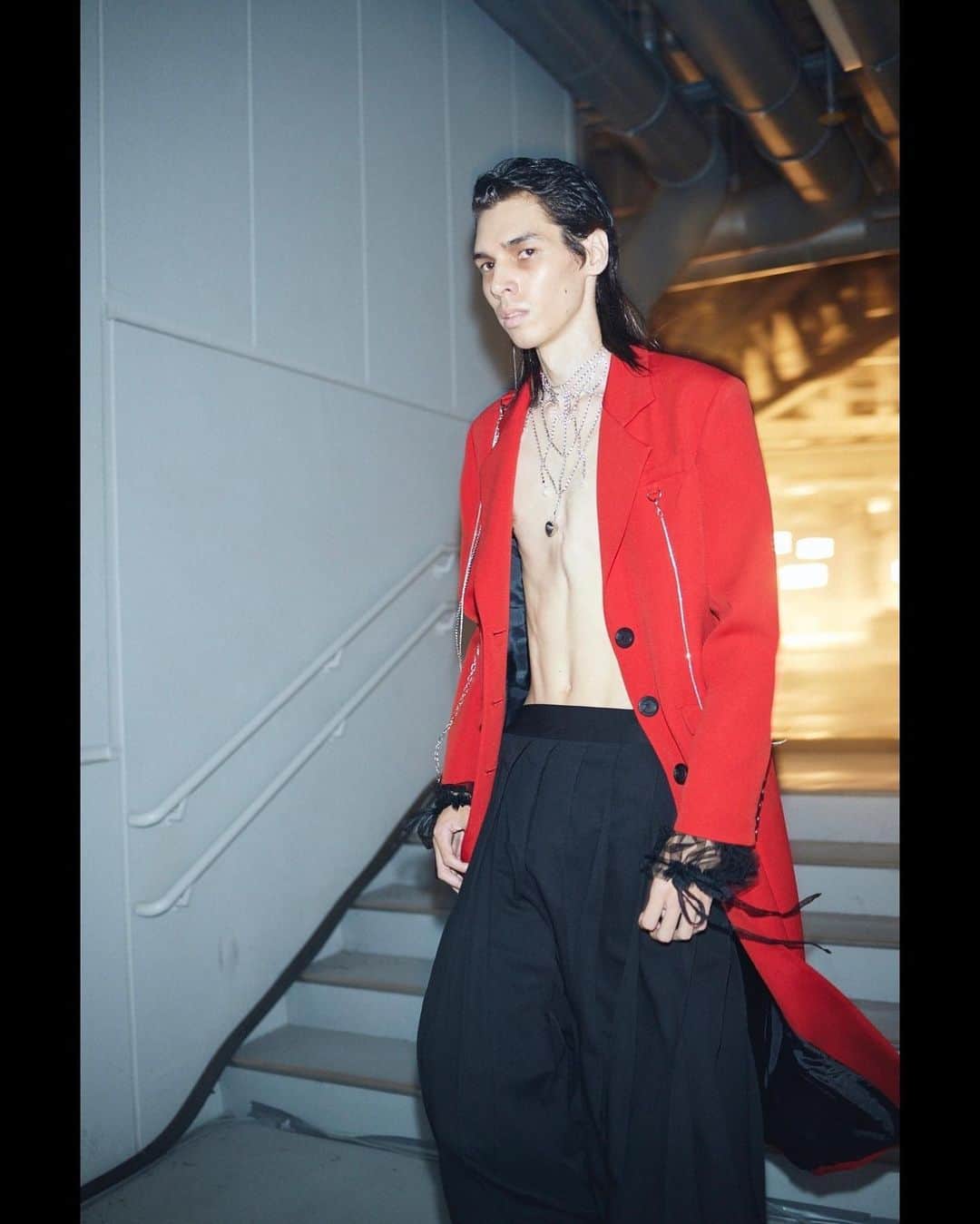 パメオ・ポーズのインスタグラム：「【PAMEO POSE 10th ANNIVERSARY RUNWAY - BACK STAGE -】  - MY WAY - PHOTOGRAPHY：  @toyotatoyou  MODEL : @lemontartchan   PAMEO POSE DIRECTOR&DESIGNER： @peli4649   Thursday,August 24,2023 At JAPAN NATIONAL STADIUM  #pameopose #pameopose10thanniv」