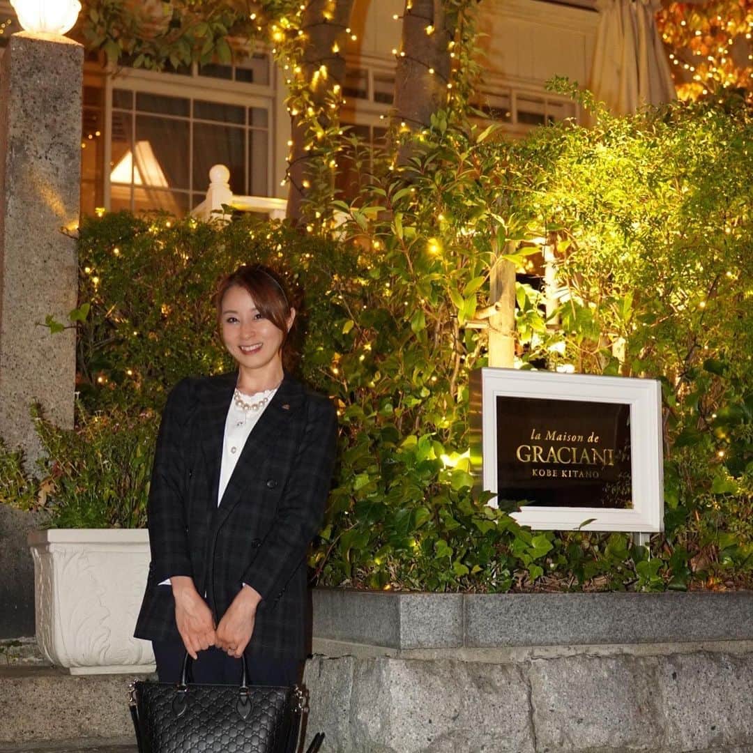 姫路麗さんのインスタグラム写真 - (姫路麗Instagram)「ボウルアローさんの平川商事株式会社が経営されてるレストラン「ラ メゾン ドゥ グラシアニ 神戸北野」に伺いました。 sankara hotel&spa 屋久島でご紹介いただいてからずっと行ってみたかった場所、美味しくて趣のある素敵な時間を過ごせました。 @la_maison_de_graciani_kobe  #グラシアニ #神戸北野 #旧グラシアニ邸 #レストラン #フランス料理 #ディナー #美味しい #素敵 #平川商事株式会社」11月13日 19時55分 - himejiurara