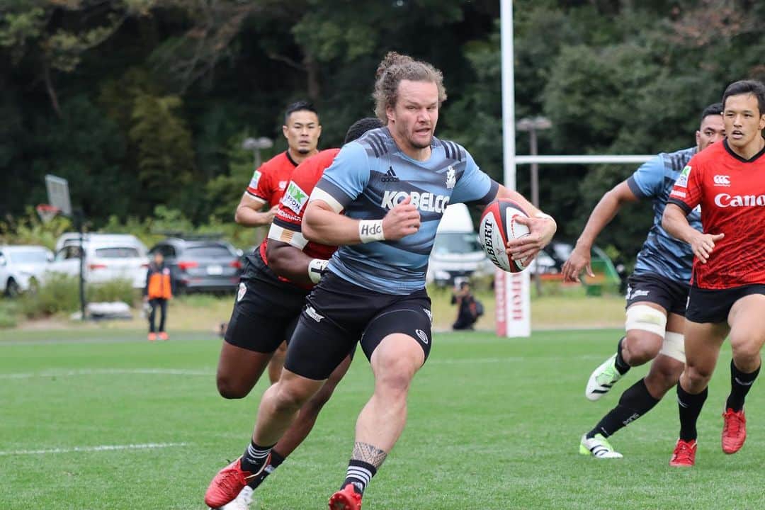 神戸製鋼コベルコスティーラーズのインスタグラム：「. Photoギャラリー 📸 No.2 Preseason Match>> vs横浜キヤノンイーグルス 12-38 Lose☑️  #コベルコ神戸スティーラーズ #KOBELCOKOBESTEELERS」