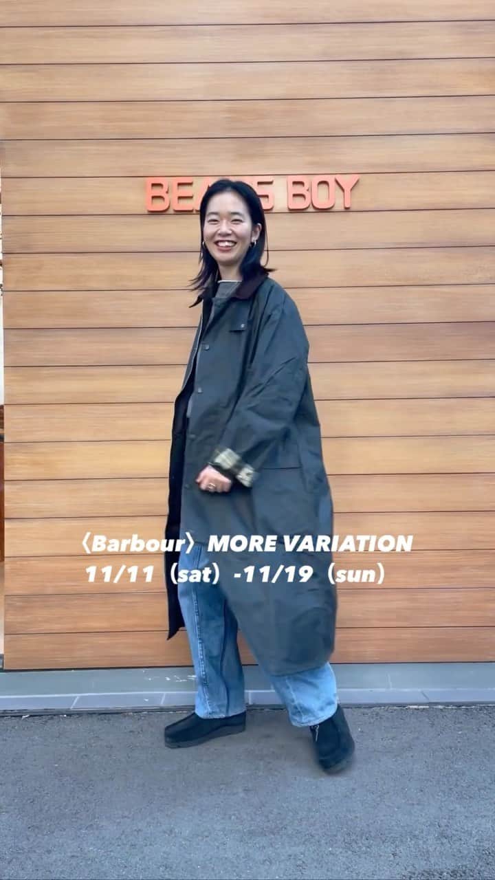 のインスタグラム：「. 〈Barbour〉MORE VARIATION 2023.11.11(SAT)〜11.19(SUN)  . －－－－－－－－－－－－－－－－－－－－－－－ いつもご覧頂き誠にありがとうございます。  現在、ビームス ボーイ 原宿にて〈Barbour〉MORE VARIATIONを開催しております。  詳しくは11/11(SAT)スタッフ貴家のブログをご覧くださいませ。 .  ビームス ボーイ 原宿 －－－－－－－－－－－－－－－－－－－－－－－ . Information:03-5770-5550  . #beams	 #beamsboy	 #ビームス	 #ビームスボーイ	 #tokyo	 #harajuku	 #beamsboyharajuku	 #barbour」