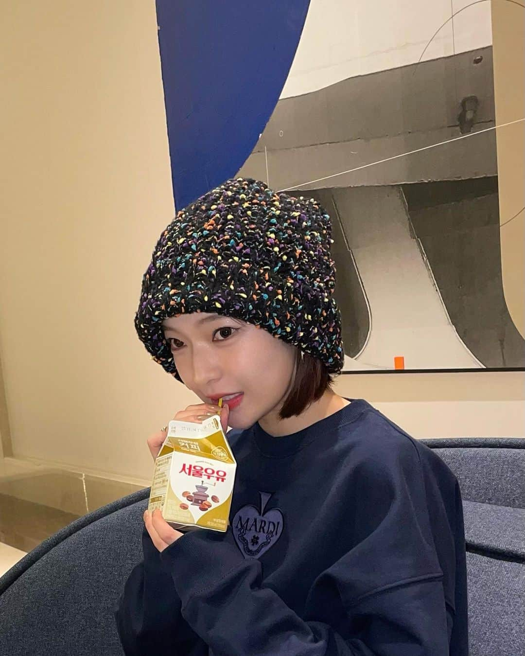 田中芽衣（めいめろ）さんのインスタグラム写真 - (田中芽衣（めいめろ）Instagram)「서울에서 만난것 🍫🥛🍙 @mardi_mercredi_official」11月13日 20時24分 - mei_tnk