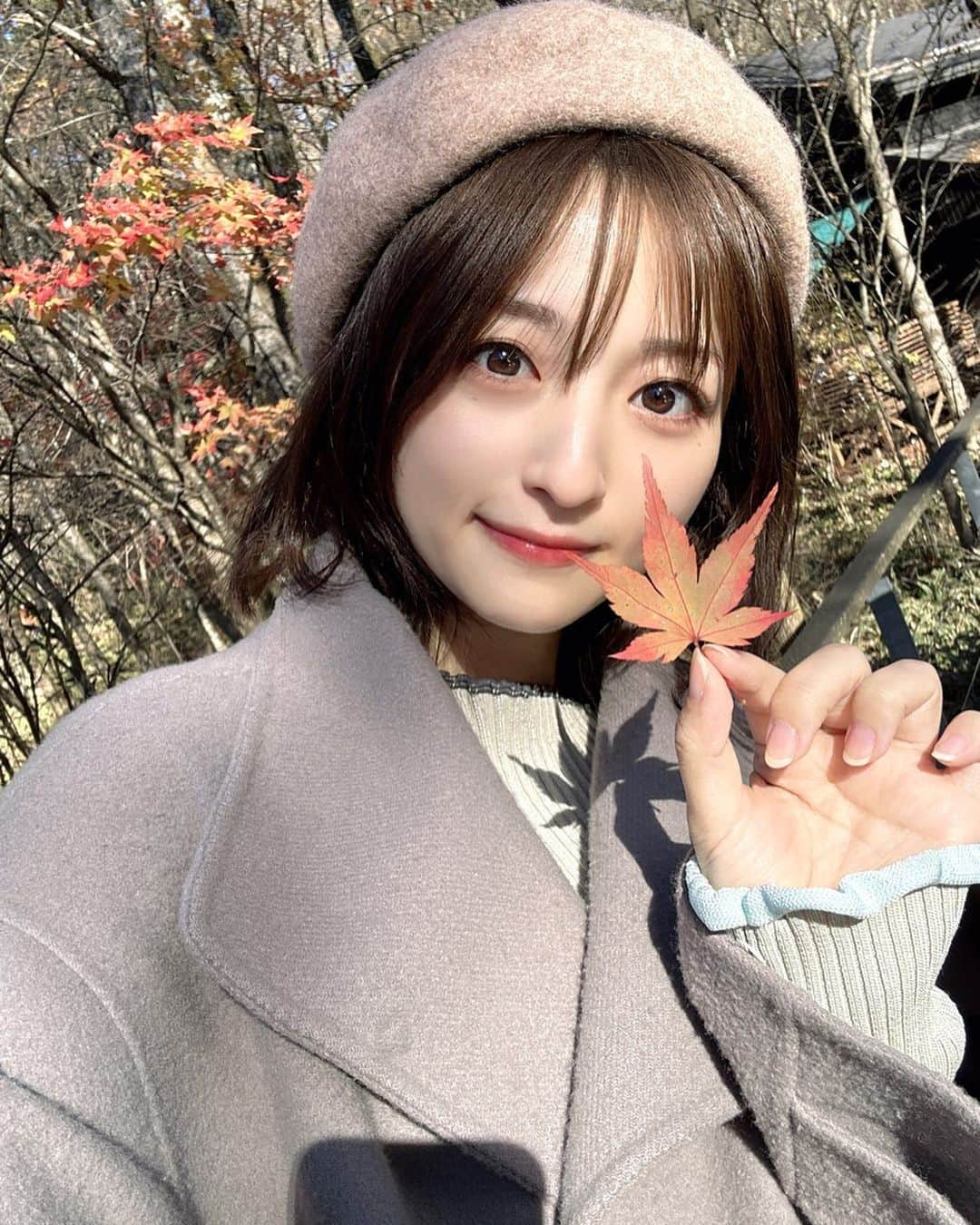 石井陽菜さんのインスタグラム写真 - (石井陽菜Instagram)「⁡ ⁡ ⁡ 秋だね🍁 ⁡ ⁡ #秋 #紅葉 #instagood」11月13日 20時17分 - ishii__haruna