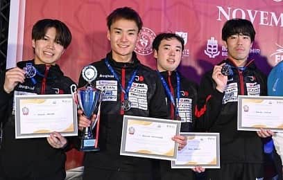 敷根崇裕のインスタグラム：「トルコワールドカップ 個人54位 団体🥈  #フェンシング #fencing #男子フルーレ #男子フルーレ団体  #nexusfencingclub #Nexus」