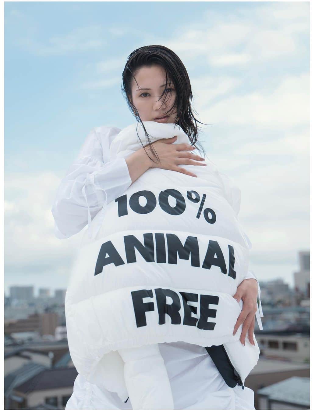 Kisshomaru S.のインスタグラム：「Fumi Nikaido @fumi_nikaido for  @tfpjp @savetheduck_jp  styling: riku oshima @rxixkxux hair: takai @rr_takai_ makeup: mariko adachi edit & text: shiyori kawamura」