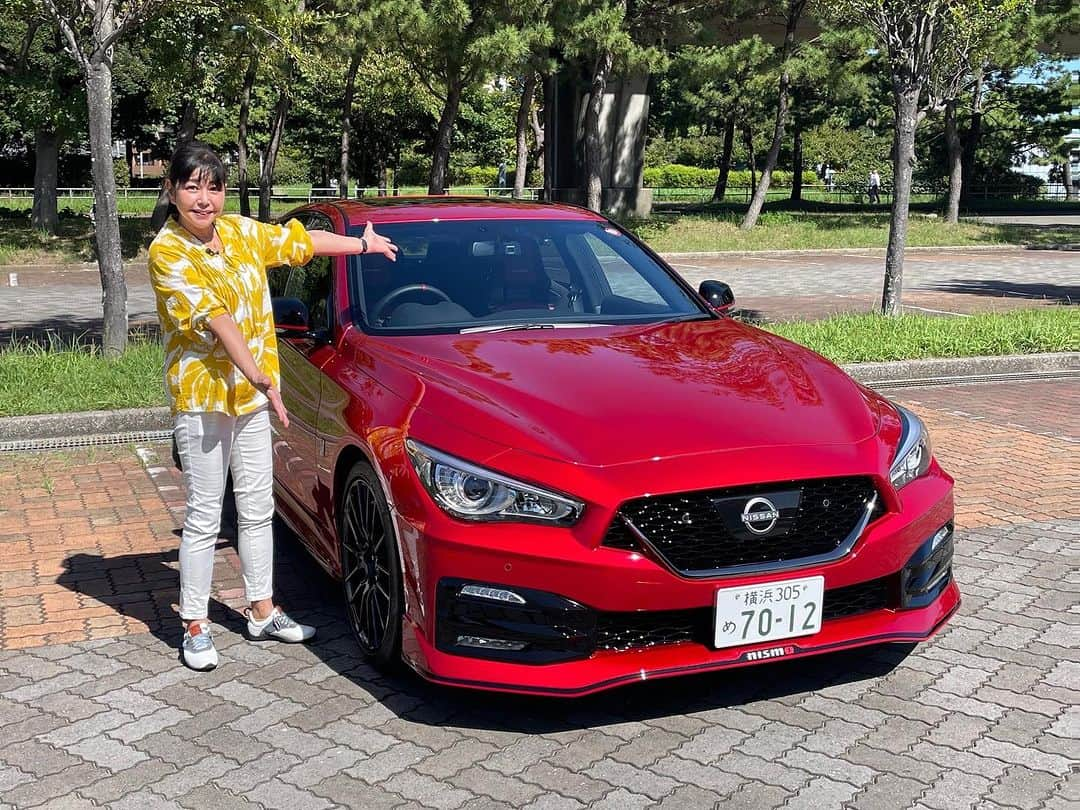 竹岡圭のインスタグラム：「圭Tube💛NISSANスカイラインNISMOが公開されましたー😊 https://youtu.be/P_KMqkffweM  #日産 #スカイライン #NISMO #竹岡圭 #圭Tube #圭チューブ」