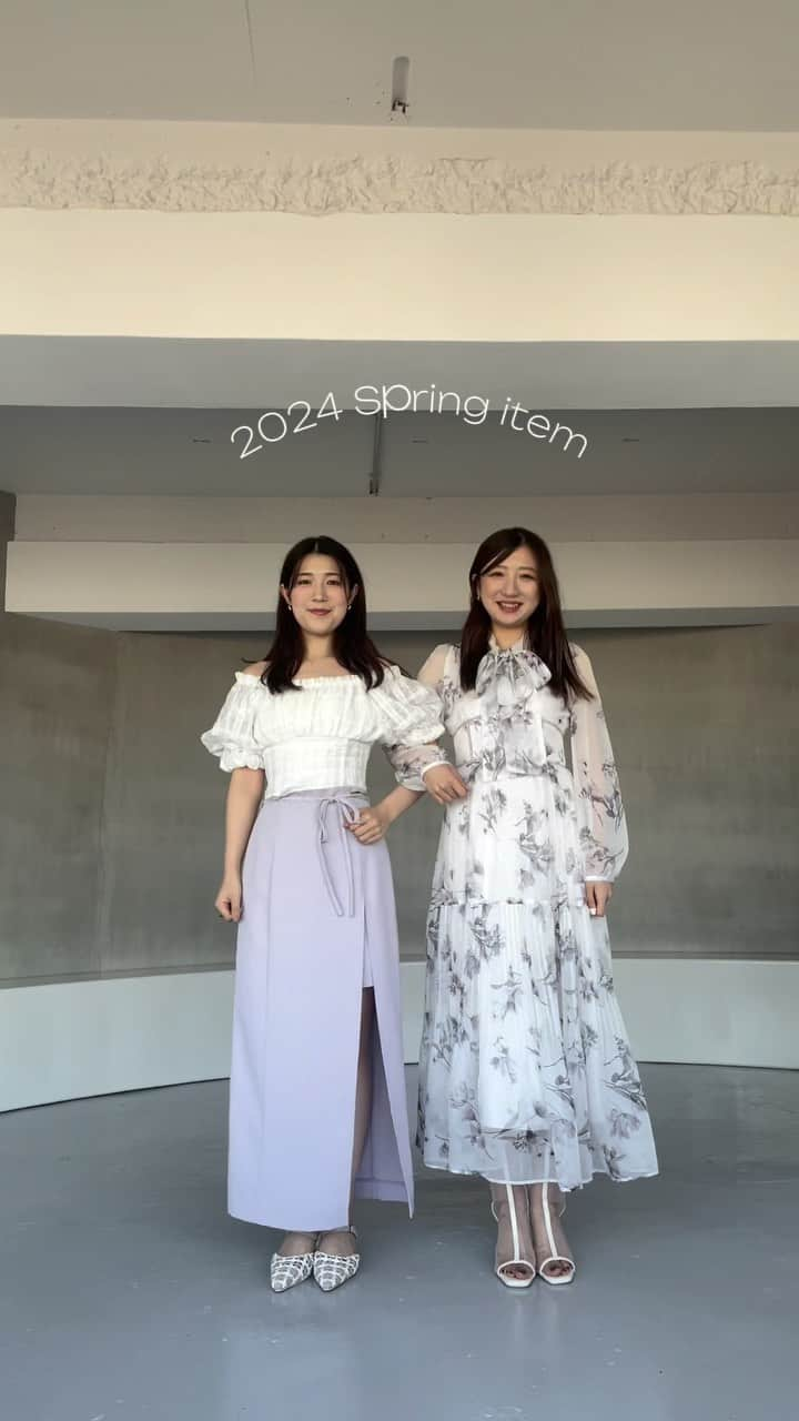 MERCURYDUOのインスタグラム：「⁡ ⁡ 2024 springアイテム公開中♡ ⁡ 明日まで、ポイント20倍&送料無料、 そしてなんと更に10%OFFです🪄 ⁡ ⁡ ⁡ 詳細は @mercuryduo_asako  @mercuryduo_eri  のトップURLからチェックできます♡ ⁡ ⁡ ⁡」