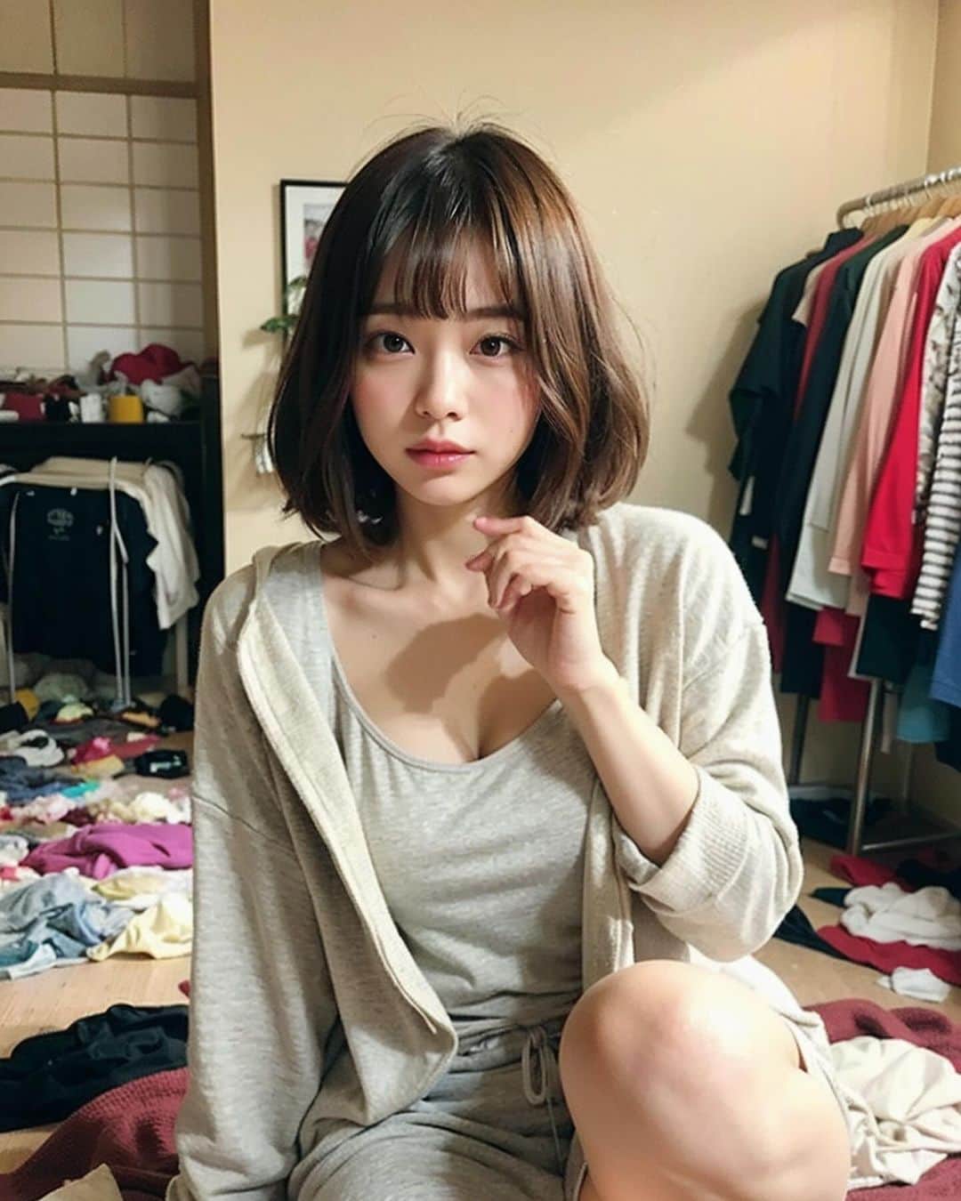 おおきなおともだち【AI美女】さんのインスタグラム写真 - (おおきなおともだち【AI美女】Instagram)「おっ…お疲れさまでしたっ…  #AIグラビア #AIイラスト #Alphoto #AI #aiphotography #AI美女 #kawaii #AIArtworks #brav5 #aiart #beauty」11月13日 21時24分 - otomodachi_an