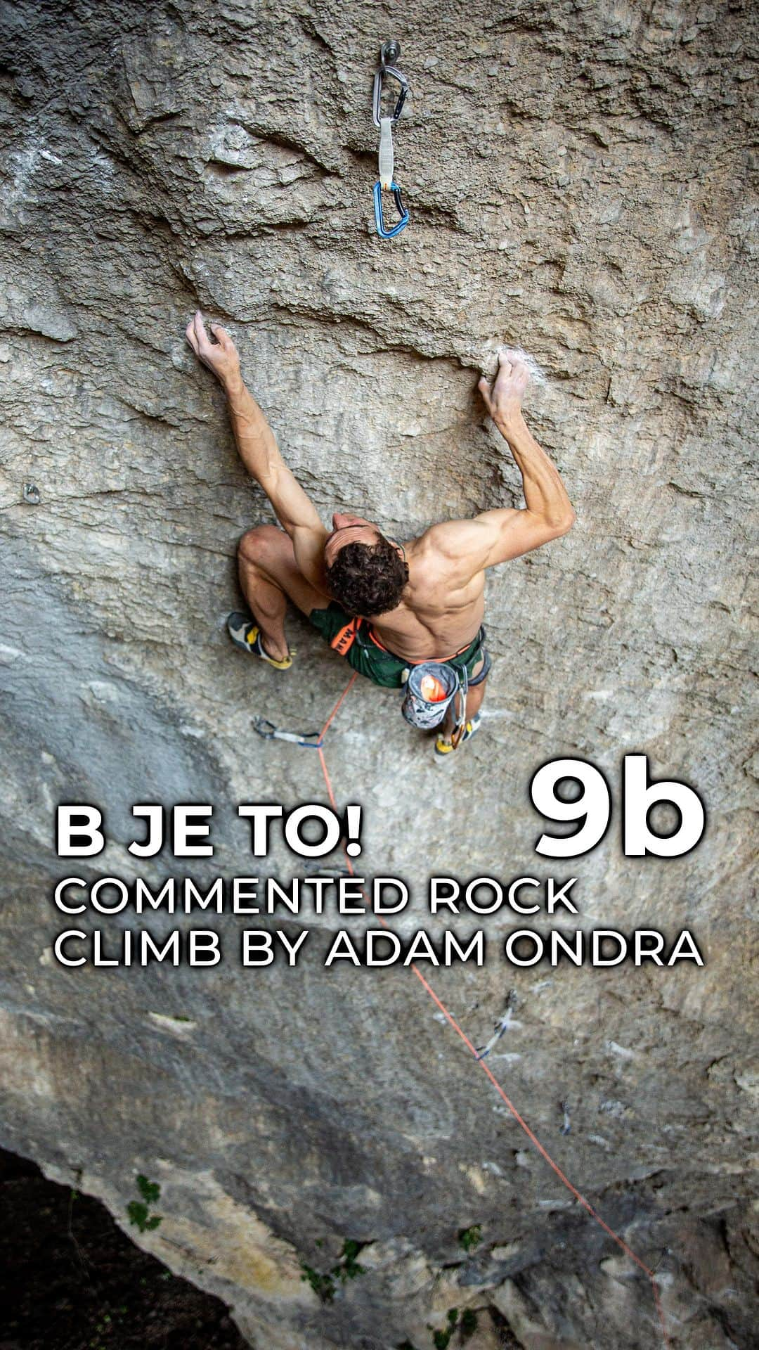 Mammutのインスタグラム：「Hardest Route in Croatia - B je to! 9b 👊  B je to is a route that I bolted on summer vacation back in August in an impressive cave of Vranjača in Croatia 🇭🇷 Back then, I had no time to finish it off, so I returned in late September for colder conditions👌  On the second day of the trip, I tried really hard and despite multiple moves where I was about to fall off. I did not fall and clip the chain of the first Croatia’s 9b 💪  Watch the new video on AO’s YouTube channel and let us know your thoughts in the comments.  For more climbing content join my Tips & Tricks series in the new membership section. See you there 👊  Movie by @kuba.sobotka   #adamondra #AO #rockclimbing #climbing #croatia #caveclimbing #firstascent #climbinglife #mammut @mammut_swiss1862」