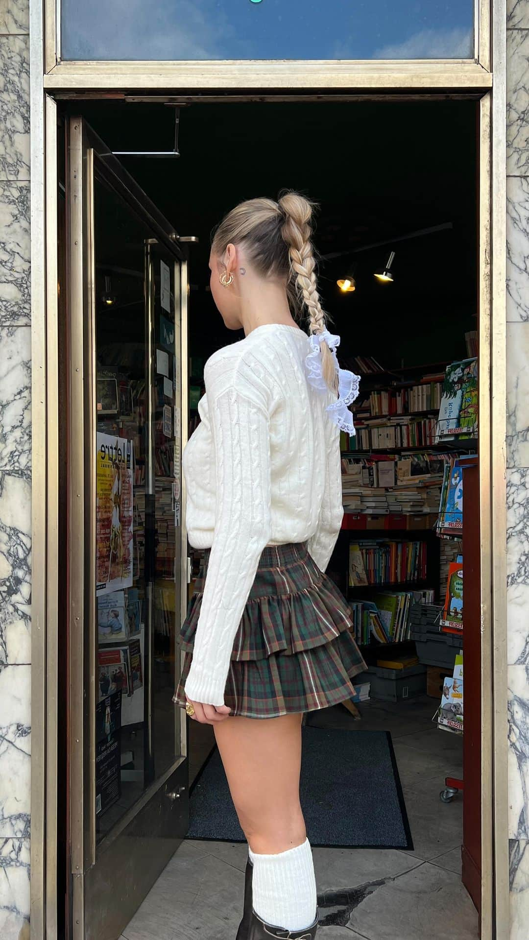 Subduedのインスタグラム：「It’s the sweater and skirt combo for us 🫶🏻#subdued #subduedcommunity #subduedgirls」