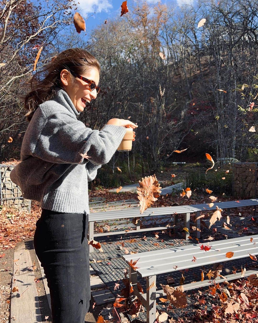 瀧澤あすみのインスタグラム：「🍁🍂🧡」