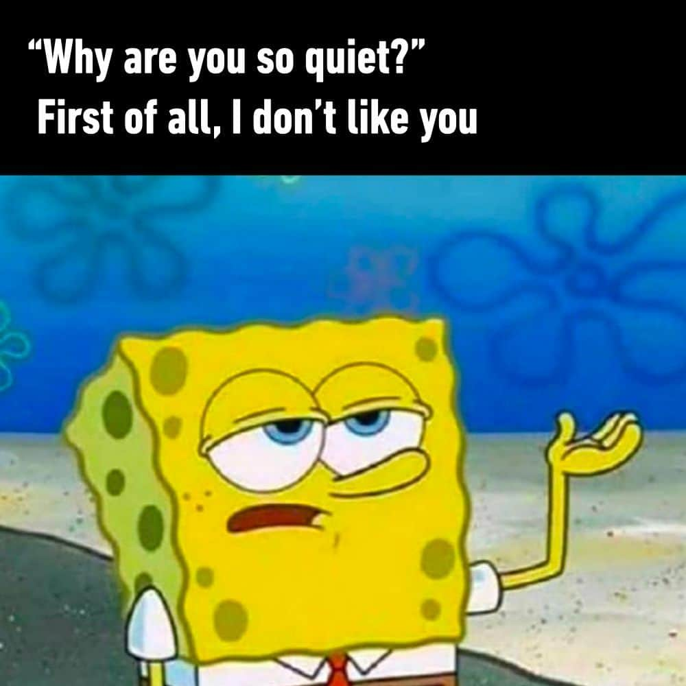 9GAGさんのインスタグラム写真 - (9GAGInstagram)「Wish you were quiet too  - #quiet #introvert #extrovert #talkative #memes #9gag」11月13日 22時00分 - 9gag