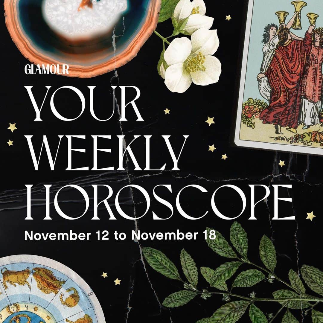 Glamour Magazineのインスタグラム：「The new moon today asks you to reflect on if you are living the life you truly want to. If not, now is your chance to make some changes. See what your #horoscope has in store this week at the link in bio.」