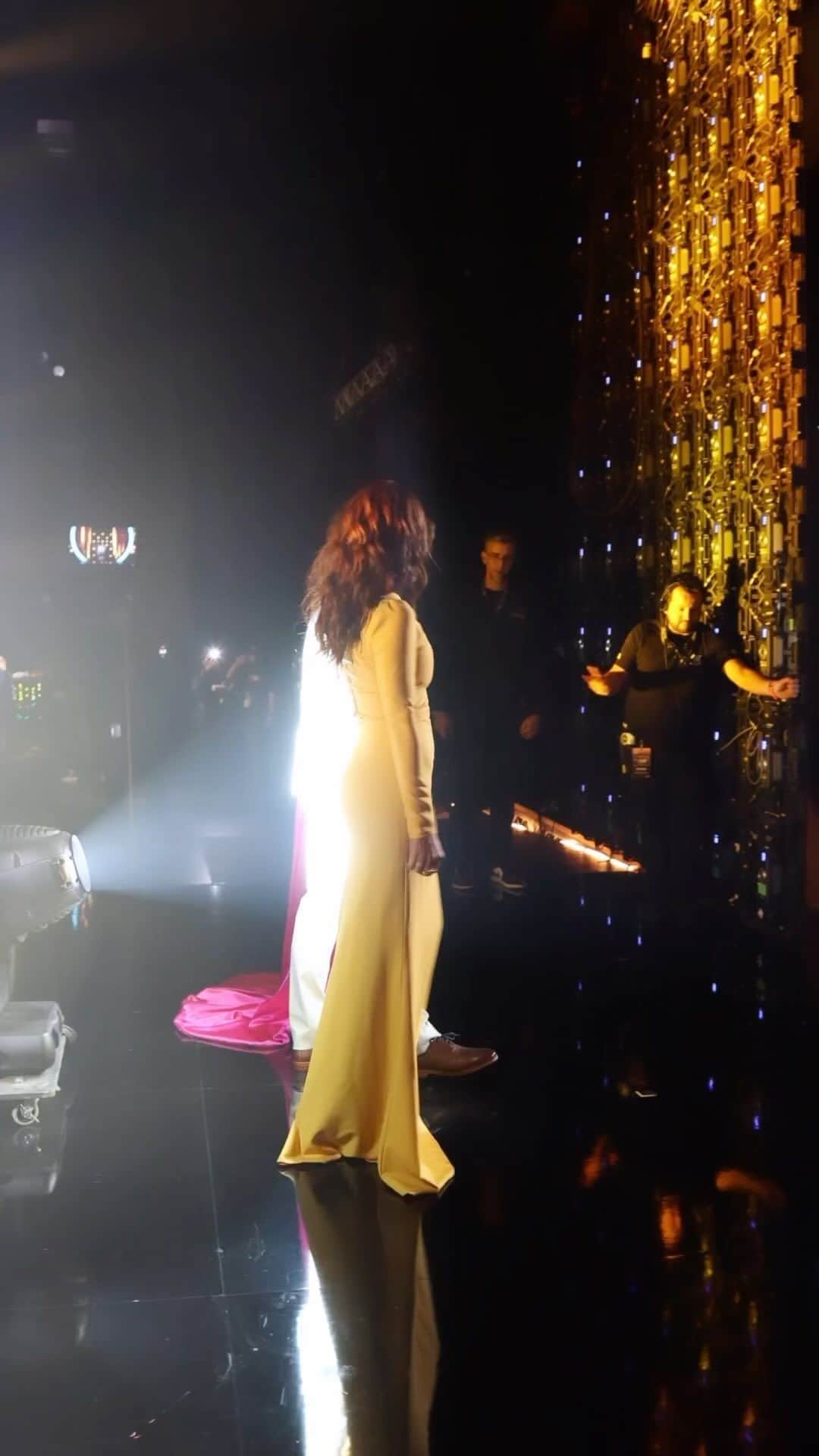 ロゼリン・サンチェスのインスタグラム：「It takes a village, and my village is so good! Gracias @miraquienbaila y @univision por estas Galas tan bonitas!  As I always say, seeing all these stars dance every week is so wonderful! I love love love it 😊   @biancapamelamarroquin & @chapulo7  los extraño! 💫  More pics soon! 💕」