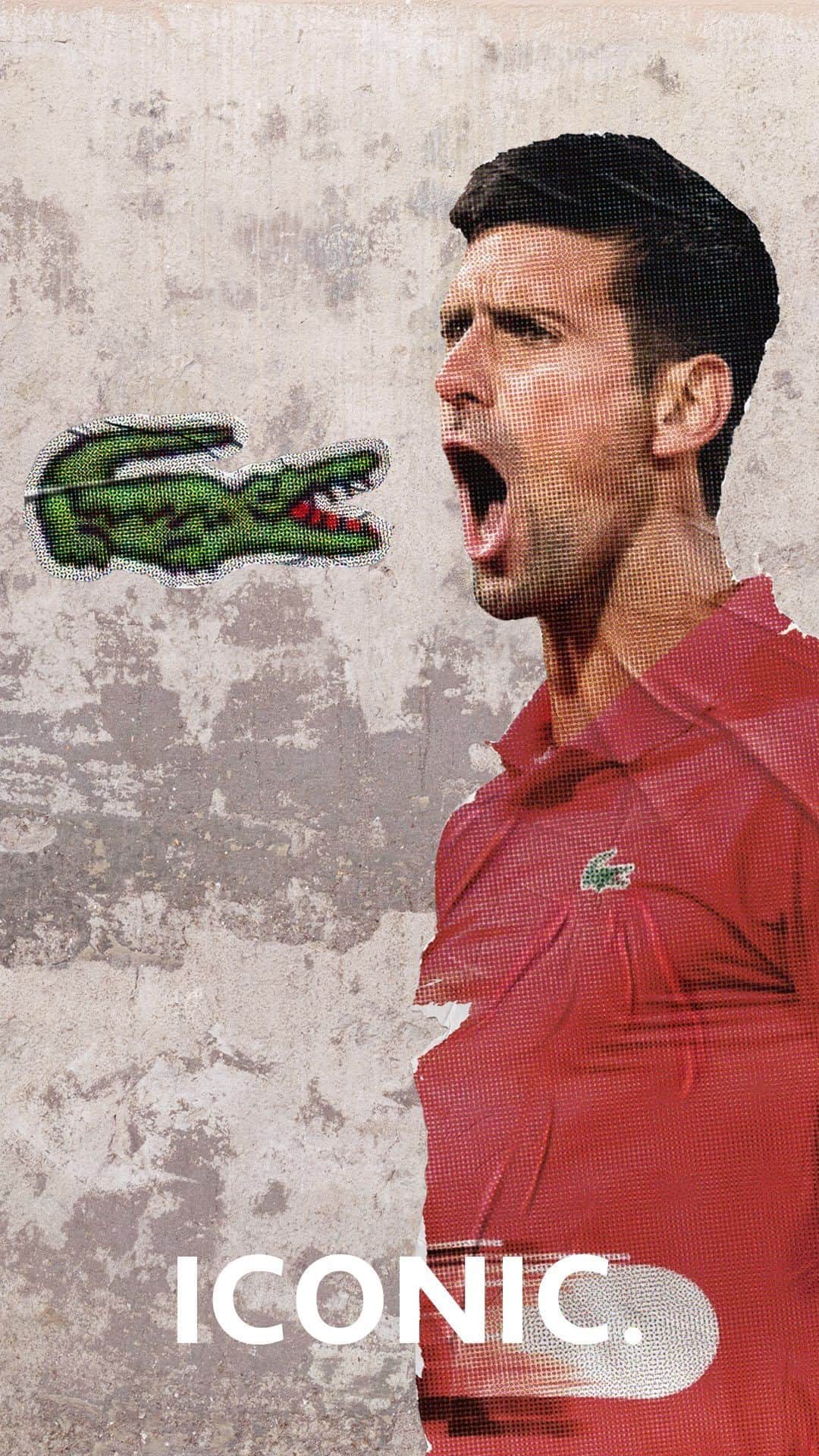 のインスタグラム：「Simply Iconic.💎  @djokernole retains his position as the 2023 @atptour World Number 1 with unmatched tenacity. 🌍  #TeamLacoste」