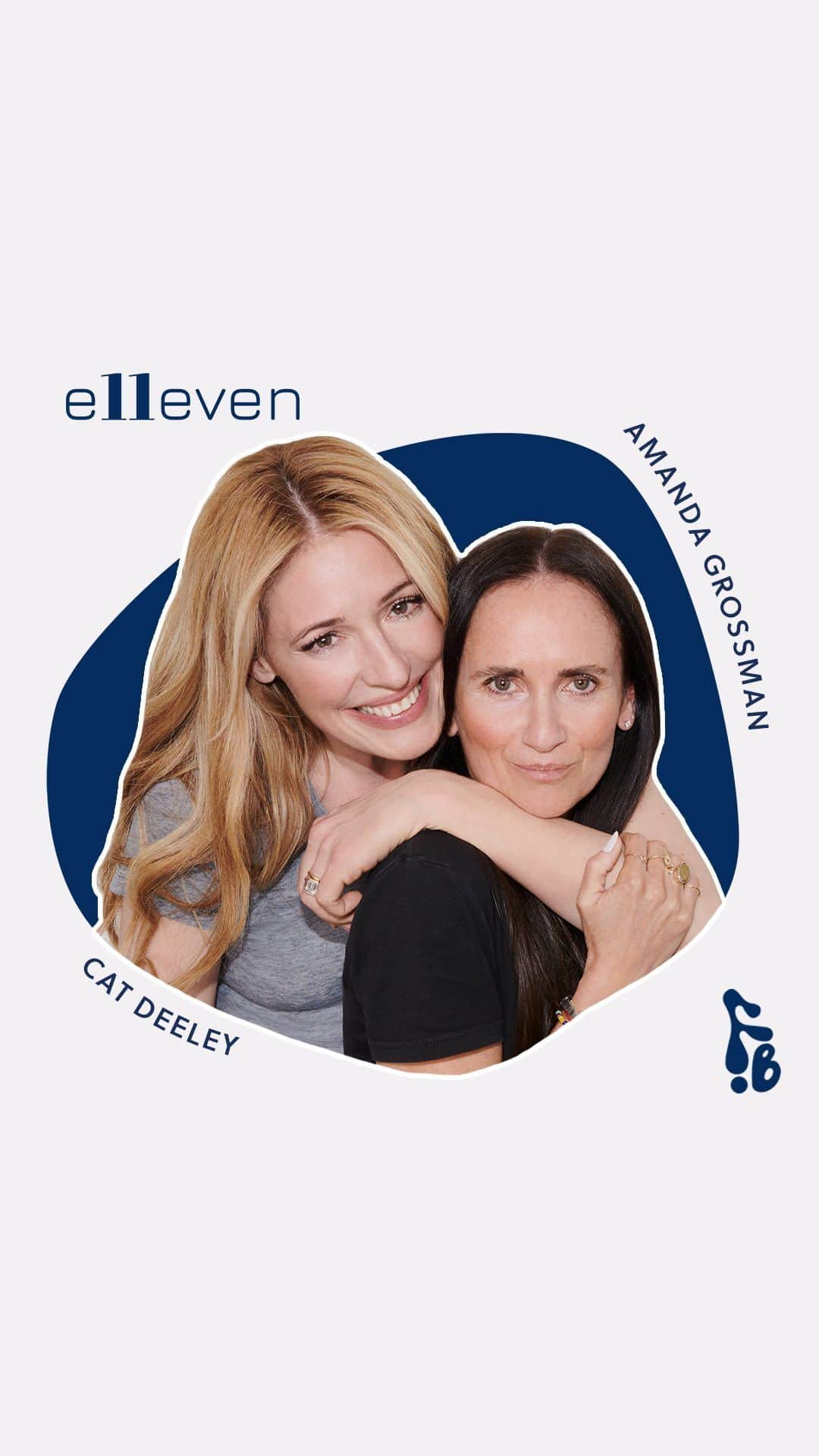 キャット・ディーリーのインスタグラム：「Our latest podcast episode with @catdeeley and @amanda.grossman, founders of the unisex fragrance oil @e11evenfragrance is out now! 🎙💙  @catdeeley is a leading presenter and British icon, nominated for 5 Emmys and her best friend, turned co-founder @amanda.grossman is a celebrity and red carpet makeup artist.  Tune into this episode with @mehta_a to learn about their careers, the story behind e11even, and how their friendship fuels their success.   #foundedbeauty #podcast #catdeeley #amandagrossman #cofounders #e11evenfragrance #fragranceoil」