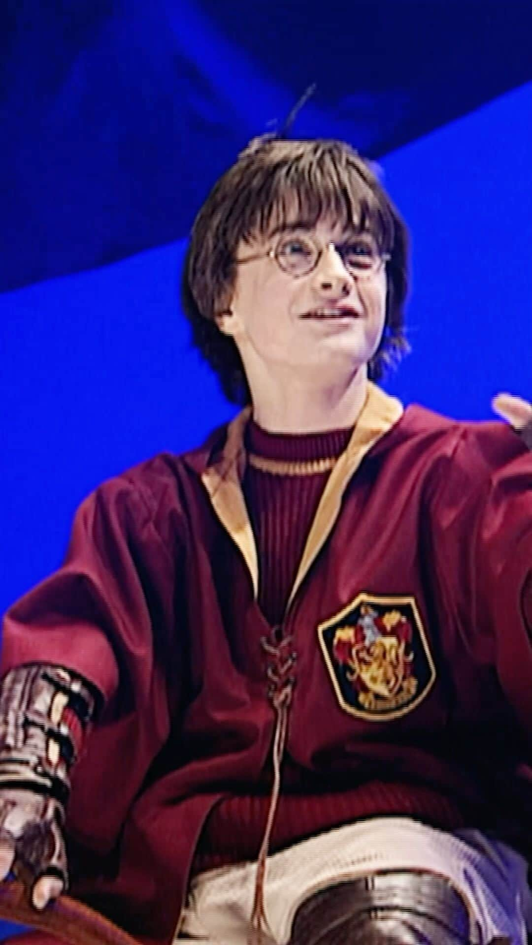 ハリー・ポッターのインスタグラム：「it’s not so bad being a hogwarts student 😌 #behindthescenes」