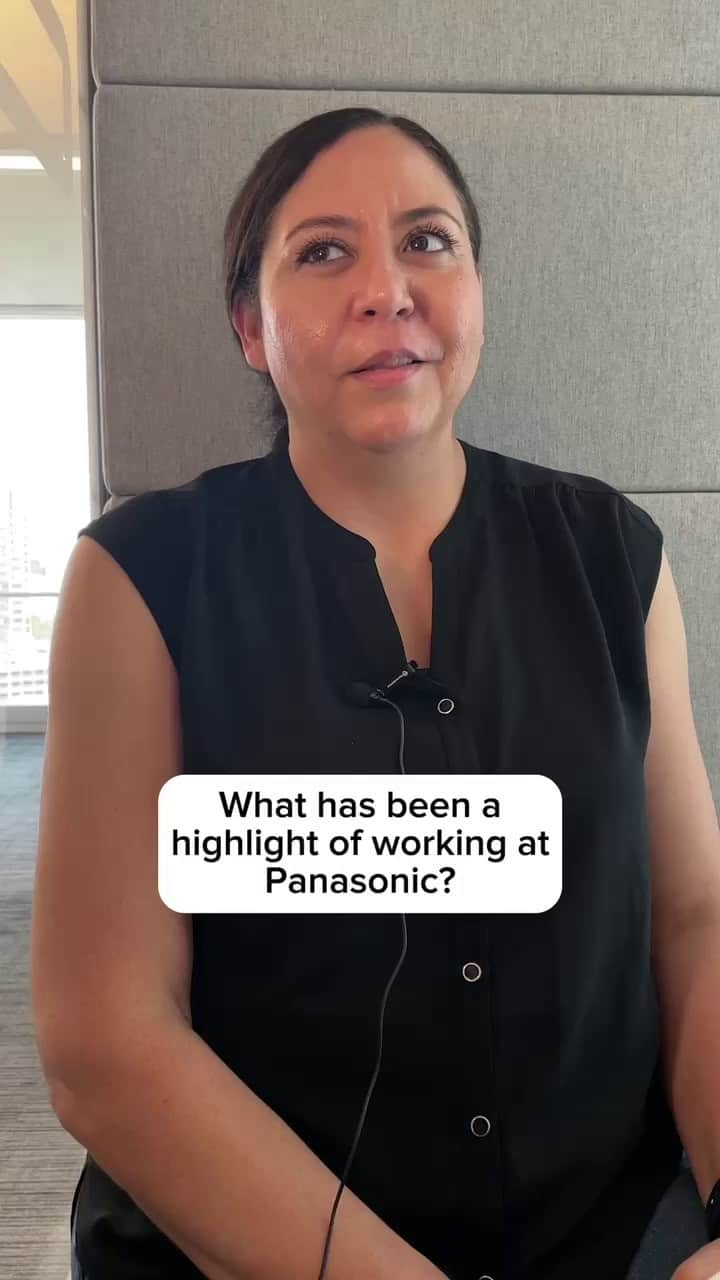Panasonicのインスタグラム：「Vice President of our Office of Social Impact and Inclusion, Alejandra Ceja, reflects on the moment she knew she loved her job. Alejandra, your dedication inspires us, and you make our world at #Panasonic and beyond a better place. Thank you!」