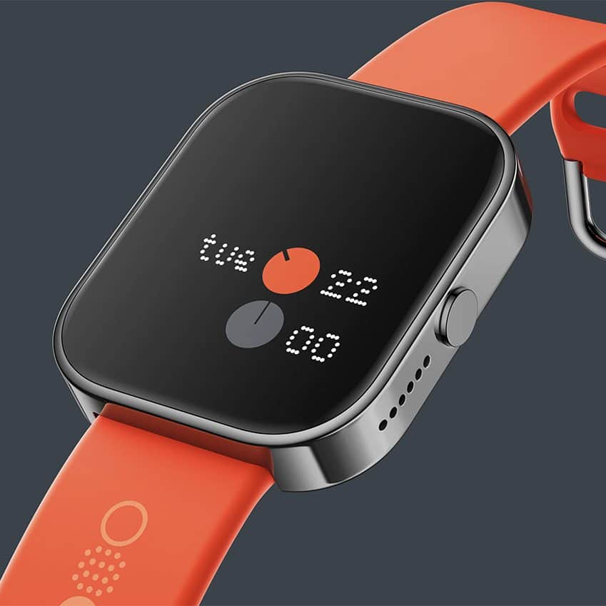 Design Milkのインスタグラム：「Taking cues from Apple's aesthetic, @nothing's CMF Watch Pro has piqued our interest! ⌚️ This sleek, minimalist smartwatch may not match up to its inspiration, but it packs all the basics you could need. At a $69 price tag, we'd say it's a tempting timepiece for those in the market! \\\ Learn more about it at the link in bio. 🔗」