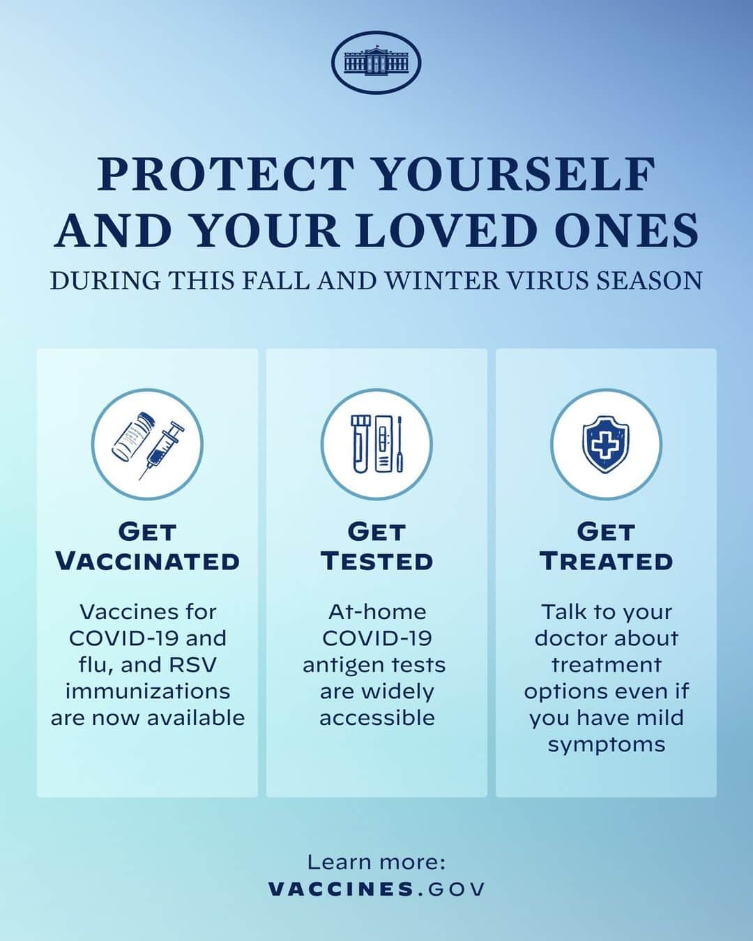 The White Houseのインスタグラム：「As we head into the holiday season, we have more tools available to help you protect you and your family than ever before.  Learn more at vaccines.gov.」