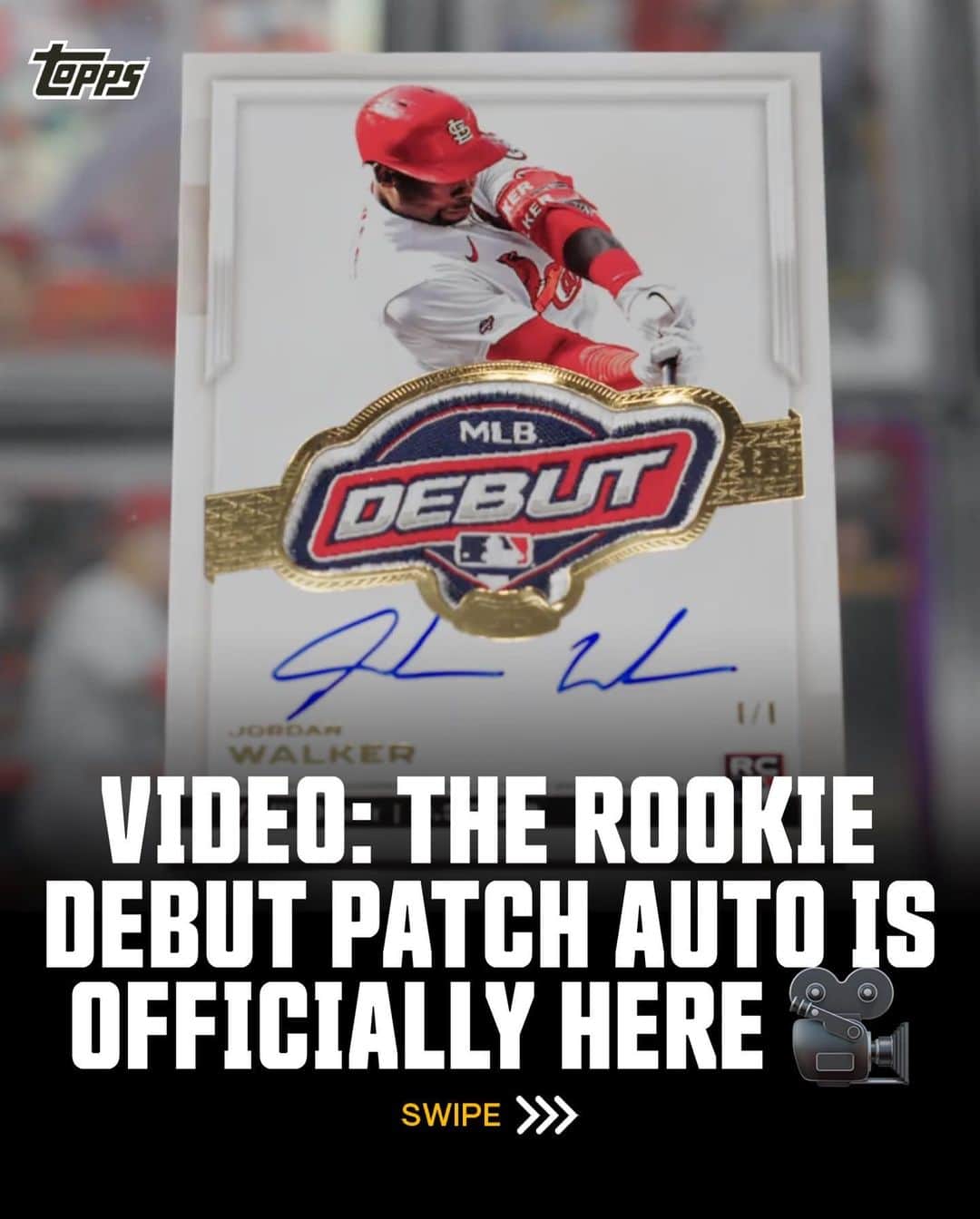 MLBさんのインスタグラム写真 - (MLBInstagram)「1 PLAYER, 1 DEBUT = THE ULTIMATE 1 OF 1 CARD 🪡  Presenting Rookie Debut Patch Auto cards. Available in 2023 Topps Chrome Update Series 11/15 📅」11月14日 0時01分 - mlb