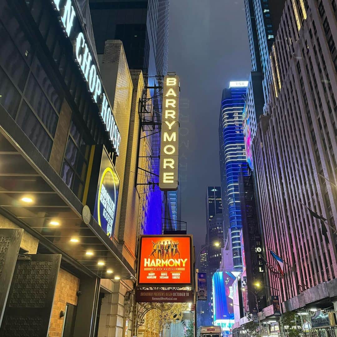 岡田育のインスタグラム：「throwback 10202023: Usually I carefully avoid all kinds of previews but this time I couldn’t stop rushing into HARMONY ASAP to see Chip Zien #chipzien and no regrets! Happy Opening Day to the company! @harmonyanewmusical  #harmonyanewmusical  #comedianharmonists  #ミュージカルハーモニー . プレビュー3日目に観た投稿しなくちゃなと思っていたらもうオープニングナイトだよ！ この短期間に相当演出が変わったみたいですね。フリーズした版も観たい。応援してる。ベテランがセンター張る主題歌あるミュージカルはよいミュージカル。長文感想はBlueskyに。」