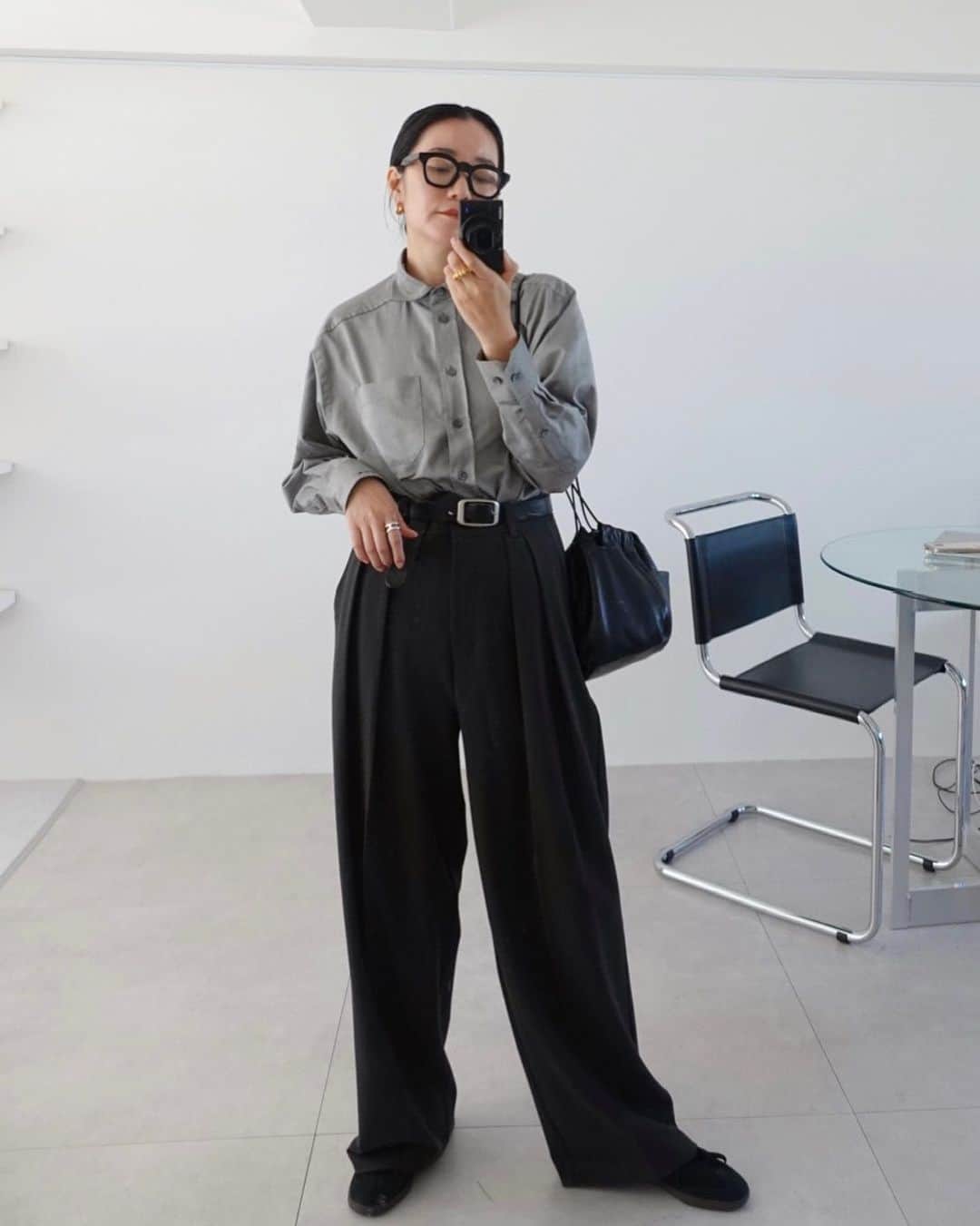 船曳ひろみのインスタグラム：「ohayo〜  #pi_ootd #fashion」