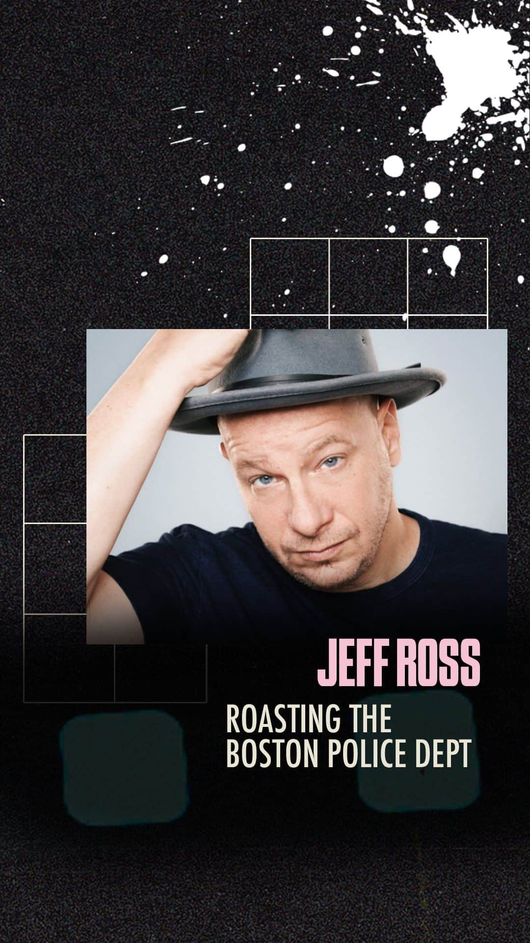 ジェフリー・ロスのインスタグラム：「Roasting the Boston PD.   The Roastmaster General @therealjeffreyross returns to the @BreaImprov this weekend, November 17 & 18!   #jokes #comedy #standup #improvsixty #jeffross #roastmaster #boston #police #brea」