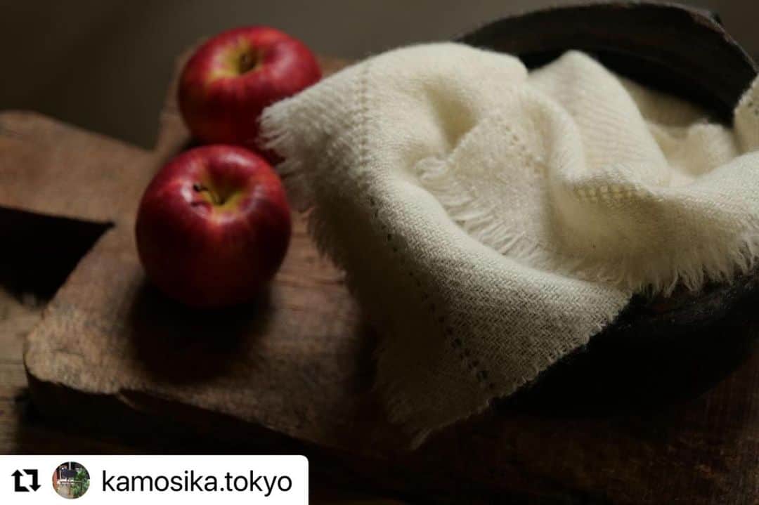 長田 佳子のインスタグラム：「@kamosika.tokyo   hou homespun・Picnika 二人展「山の実り」 2023年11/10（金）-14（火） 12時−17時  ※本日は最終日につき15時までとなっています お気をつけてお出かけください お食事ご希望の方はカモシカさんへお問い合わせください」