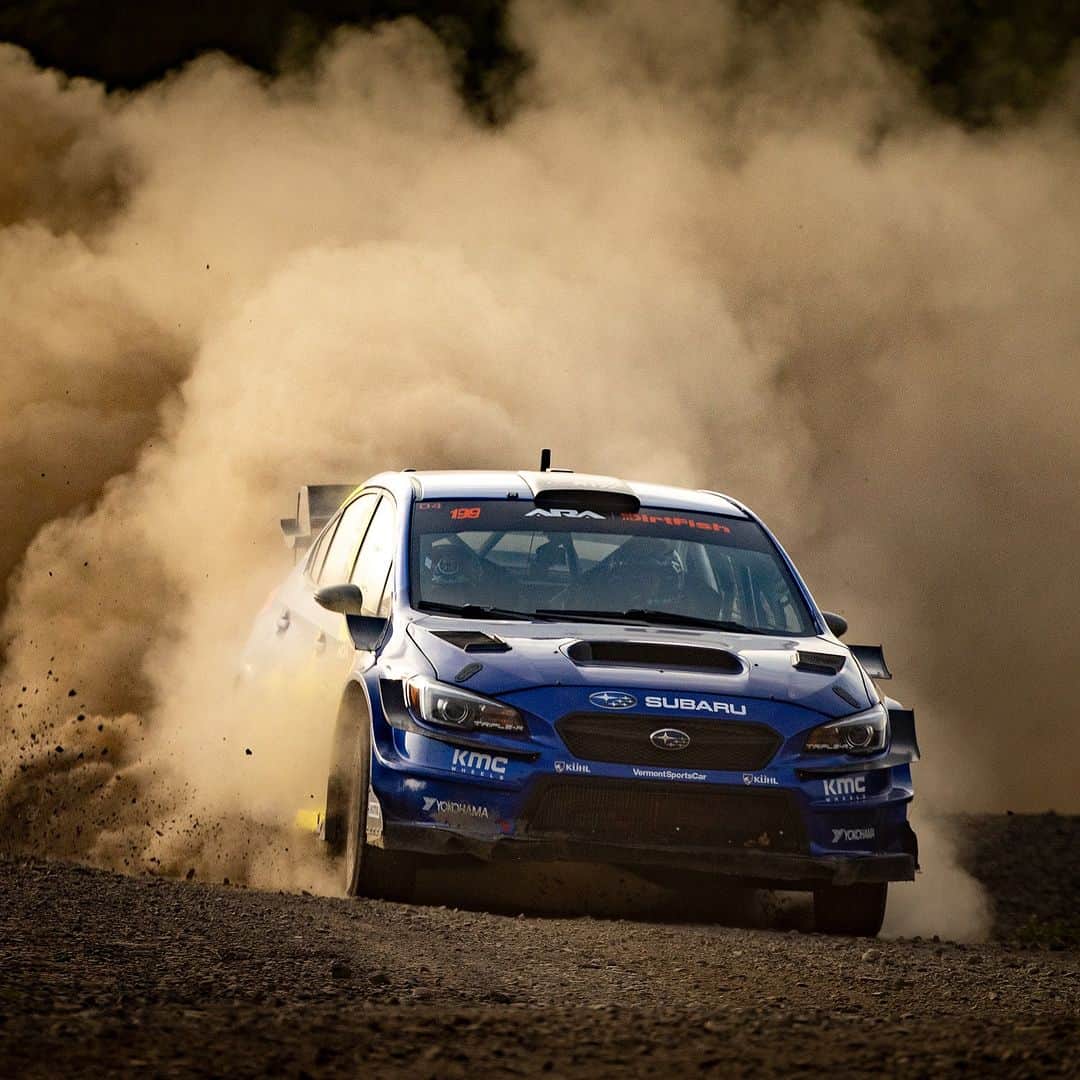 Subaru Rally Team USAのインスタグラム：「Who’s ready to see @travispastrana and @rhianongelsomino make their 2024 return in the #SubaruWRX Open Class Rally car?   #ararally #rally #motorsport #subaru   Photo: @ben.haulenbeek」