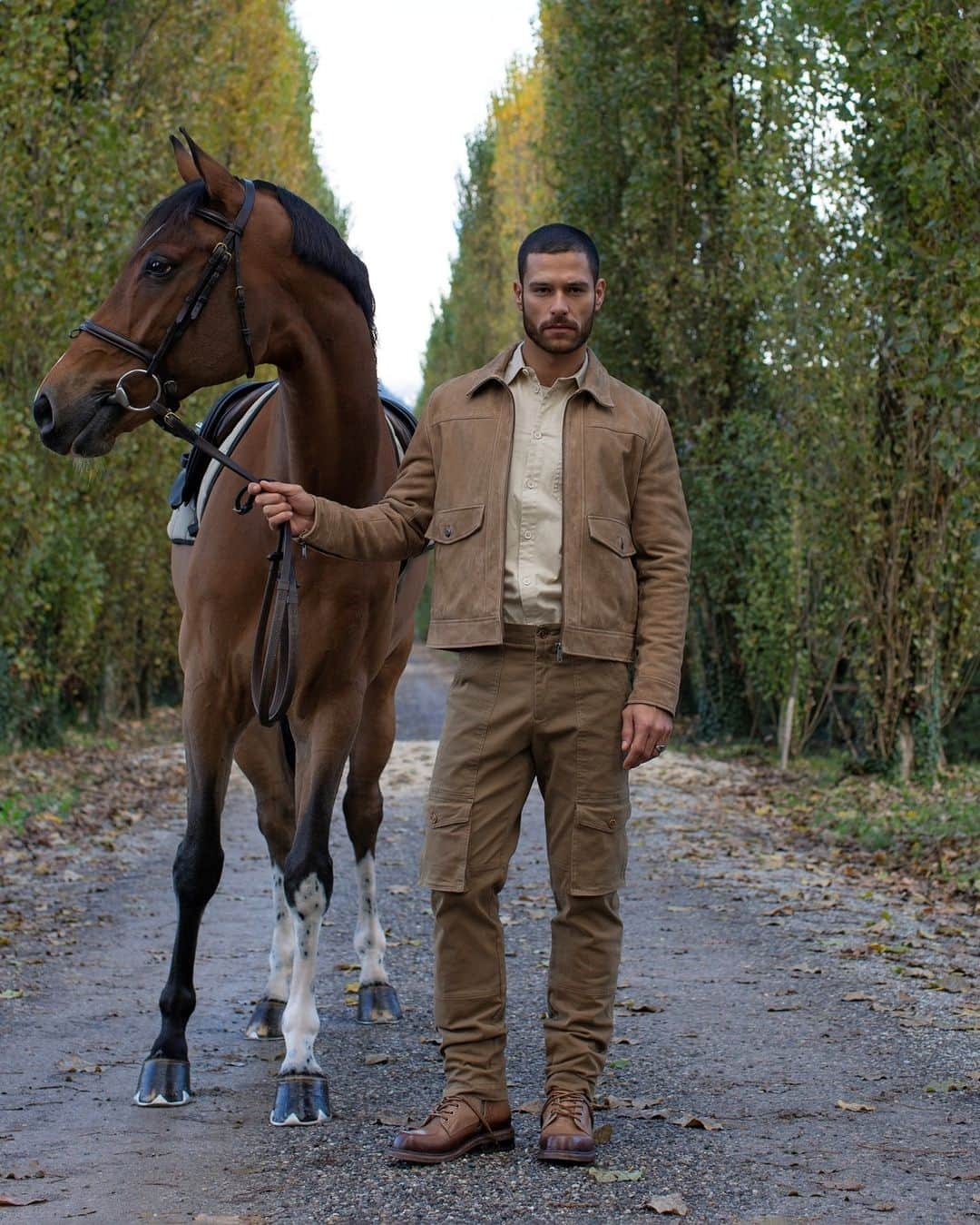 ダーク ビッケンバーグのインスタグラム：「The uniform of masculinity. #Preview #PreFW24 #Bikkembergs #DirkBikkembergs」