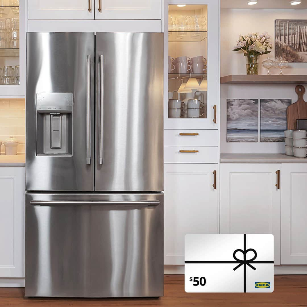 IKEA USAのインスタグラム：「Upgrade your appliances, get a reward! For every $500 you spend on appliances in-store and by the phone, you get $50 in IKEA gift cards. Hurry IKEA Family members, this offer is only valid 11/1/23-11/27/23! Learn more at link in bio.  *U.S. only. Qualifying in-store purchase will receive physical Gift Card. Qualifying remote sales purchase will receive eGift Card via email within 24 hours. Restrictions apply IKEA-USA.com」