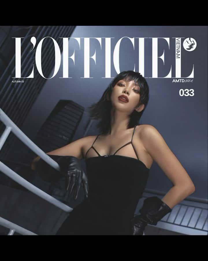 ディースクエアードのインスタグラム：「ICON Behaviour 🖤  @toctien1305 on the cover of @lofficielvietnam October Issue  Creative Director: @alexfox_alexfox Art Director: @edtb_ Video Director: @tiodyo_ Photographer: @tringhia_nemotion Videography: @gonu.film Producer: @maybemaxmaybenot Production Assistant: @glassyskyyy Make Up & Hair: @quannguyen_makeup @pulehairstylist Stylist: @phambaoluan Styling Assistant: Minh Bao, Linh Linh  @maisonlifestyle.vn  #D2EDITORIALS #DSQUARED2」