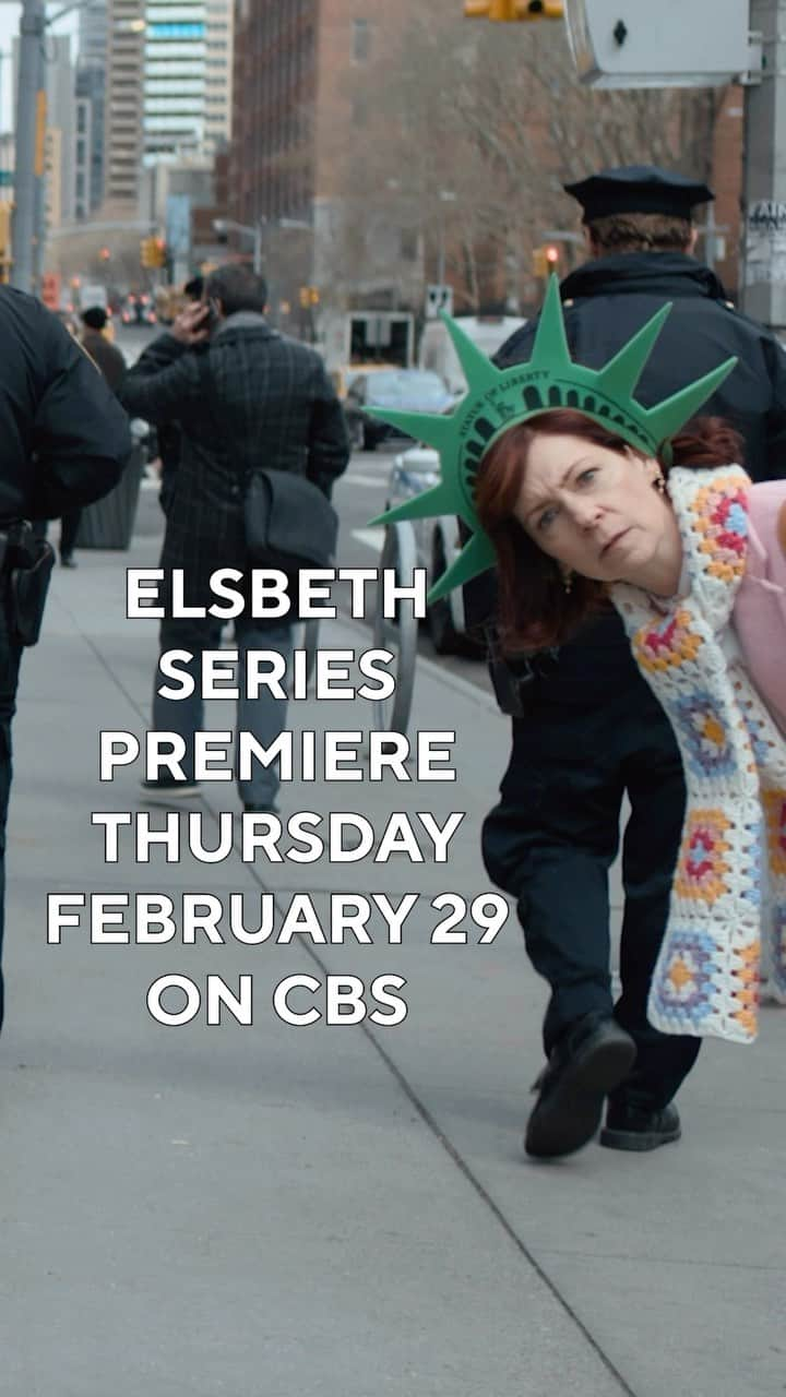 キャリー・プレストンのインスタグラム：「I am THRILLED to finally start shooting and sharing this new show with y’all! And isn’t it fitting that @elsbethcbs will premiere on February 29th, which is leap day?? Nothing ordinary about that lady… 😉 #Elsbeth」