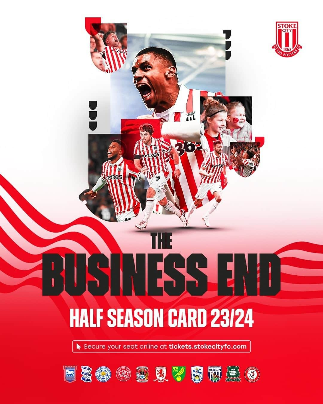 ストーク・シティFCのインスタグラム：「👀 Be there for the business end.  23/24 half season cards are on sale now at tickets.stokecityfc.com  #StokeCity #SCFC」