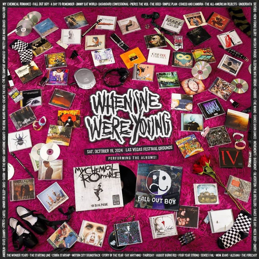 ニック・マーティンのインスタグラム：「See you at @whenwewereyoungfest 2024! 🤘🏽🎉 Presale starts this Friday! Who’s coming out?! 🤯」