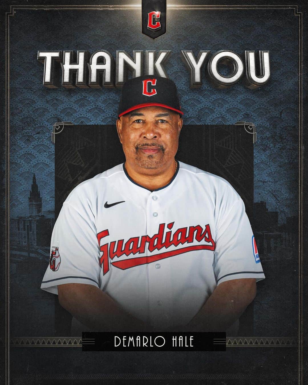 クリーブランド・インディアンスのインスタグラム：「Thank you for all your hard work and dedication to our organization and for our city.  Best of luck in your future endeavors!  #ForTheLand」