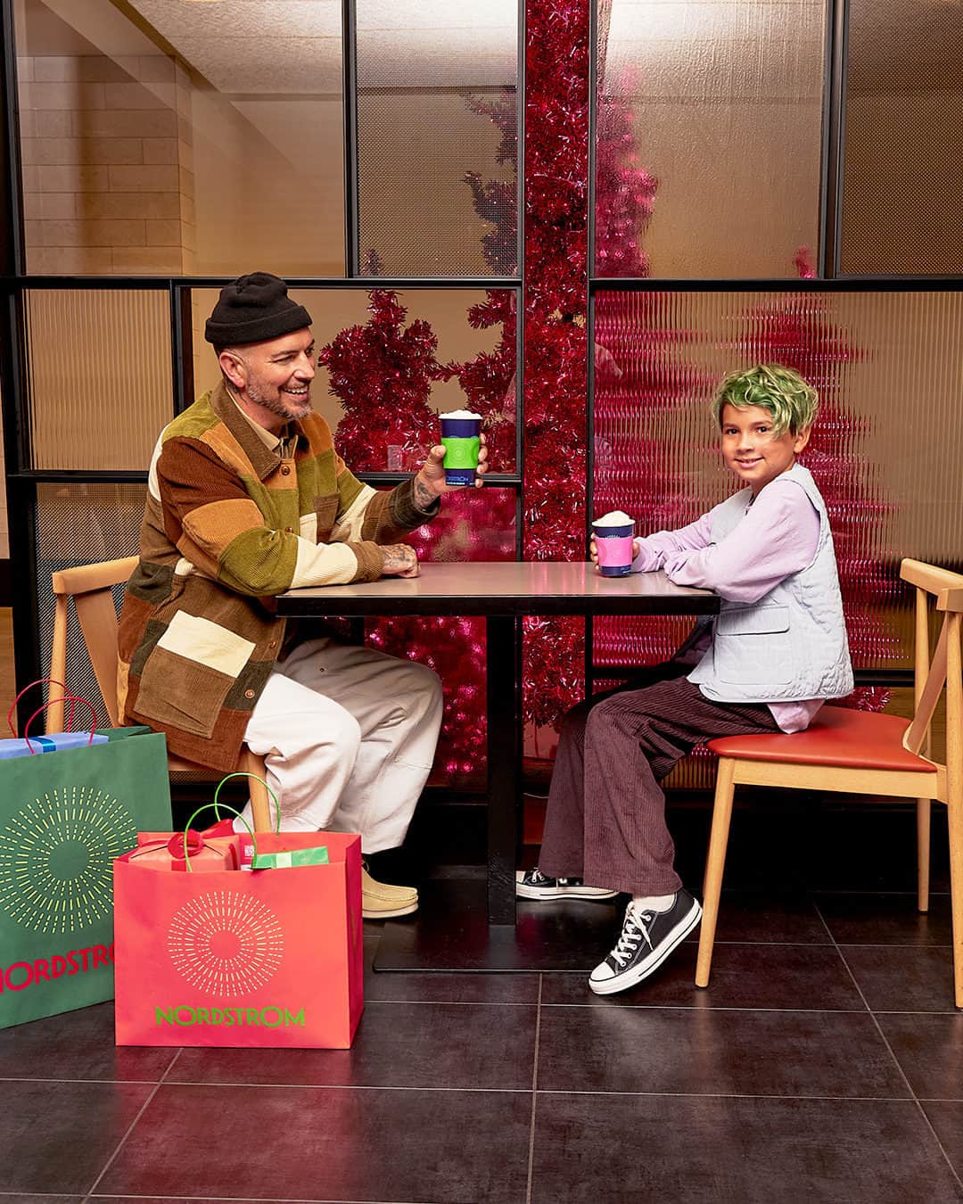 Nordstromのインスタグラム：「Mornings are magical this time of year. We make them extra warm and fuzzy with a delicious holiday-inspired breakfast, Santa visits and photo ops, kids' activities and merry music. In celebration of this holiday event, Nordstrom is proud to make a $10,000 donation to Operation Warm. Purchase your tickets at the link in bio.」