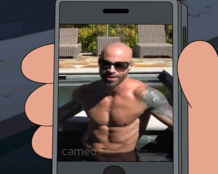 クリス・ドートリーのインスタグラム：「In case you missed it 🤣🤪  #chrisdaughtry #familyguy #cameo #familyguymemes #familyguyclips #familyguyfunnymoments #familyguyvideos」