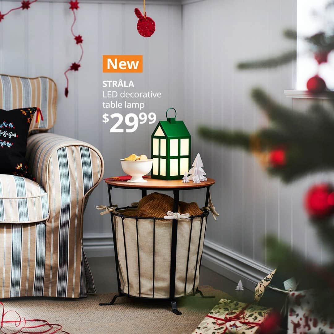 IKEA USAさんのインスタグラム写真 - (IKEA USAInstagram)「Shine bright for the season of lights! Cozy up your space for a magical, hassle-free holiday with the beautiful STRÅLA holiday light collection. Shop LED string lights, pendant lamps, star-shaped lampshades and more at link in bio.」11月14日 5時00分 - ikeausa