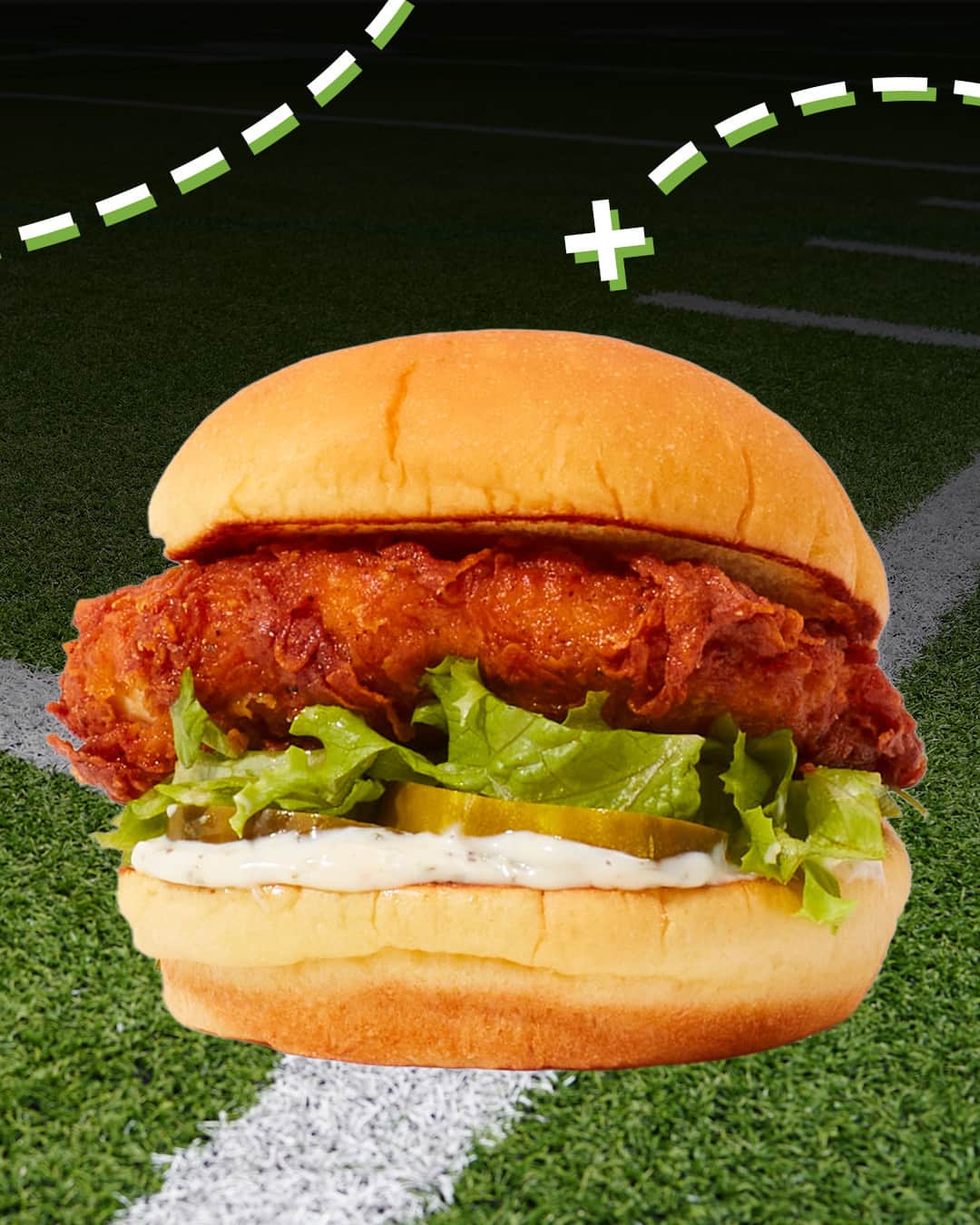 SHAKE SHACKのインスタグラム：「We've never been big fans of following the rules...​  So, even though no players did a chicken dance yesterday, we're unlocking FREE Chicken Shacks all week long.​  USE CODE: CHICKENDANCE ​  *Terms apply. See link in bio for details.」