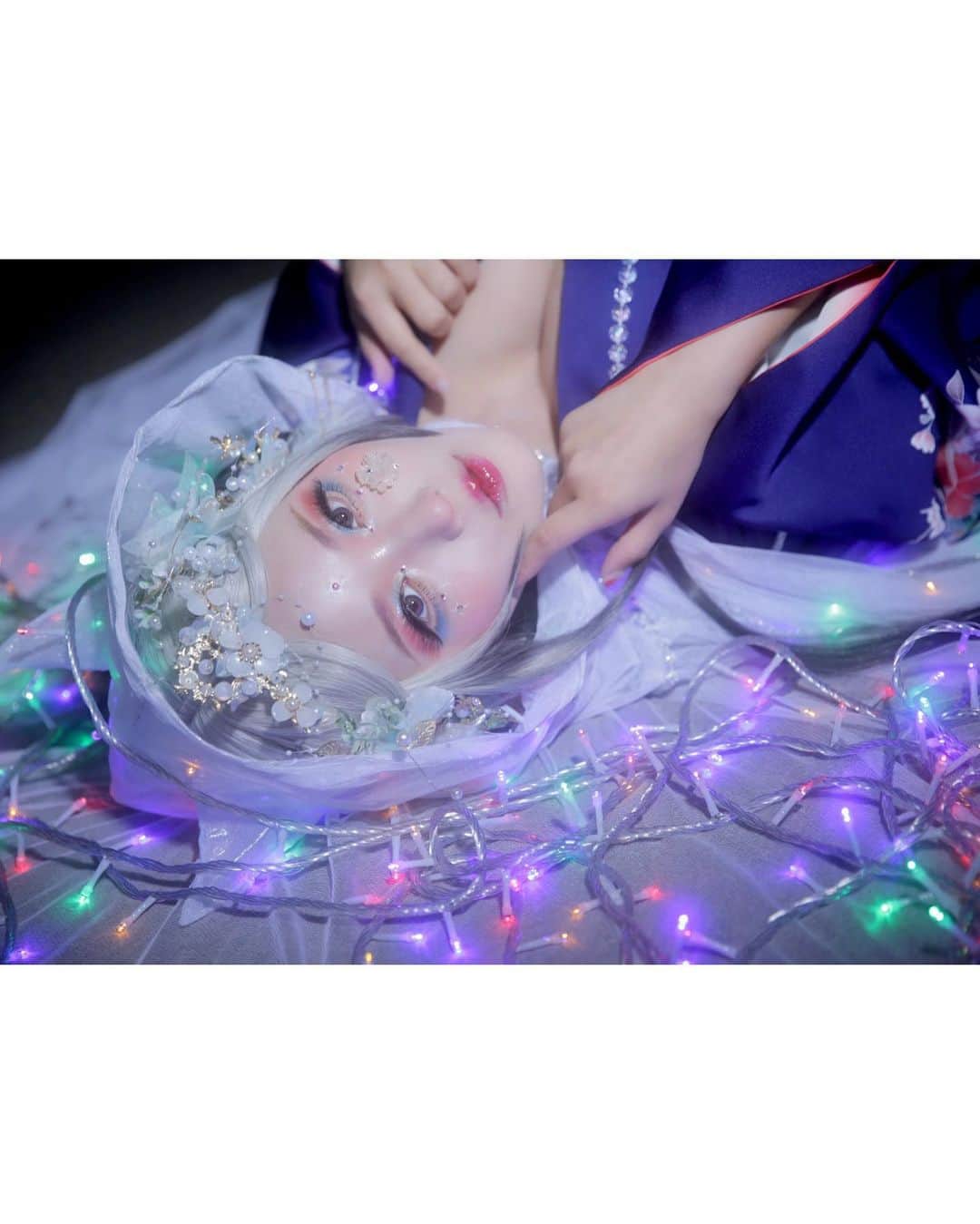 澁谷果歩さんのインスタグラム写真 - (澁谷果歩Instagram)「Holiday-style kimono with LED✨  クリスマスツリーみたいになれました🎄(୨୧ᵕ̤ᴗᵕ̤)」11月14日 5時15分 - shibukaho