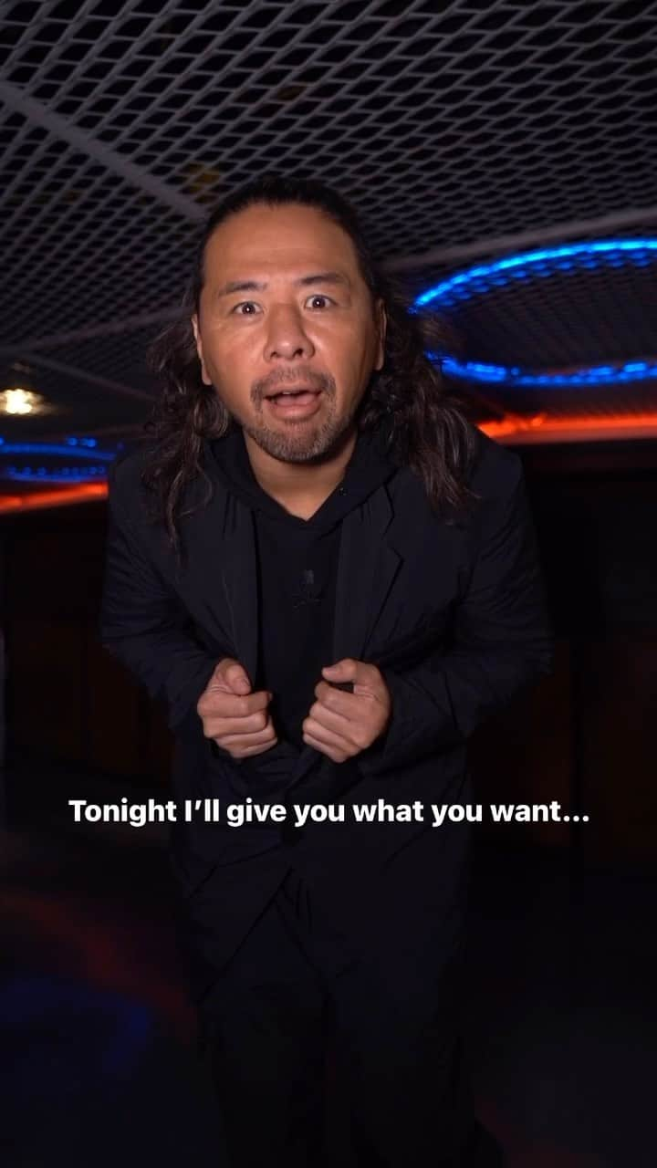 中邑真輔のインスタグラム：「@shinsukenakamura has a simple message for @otis_wwe ahead of #WWERaw… 👀」