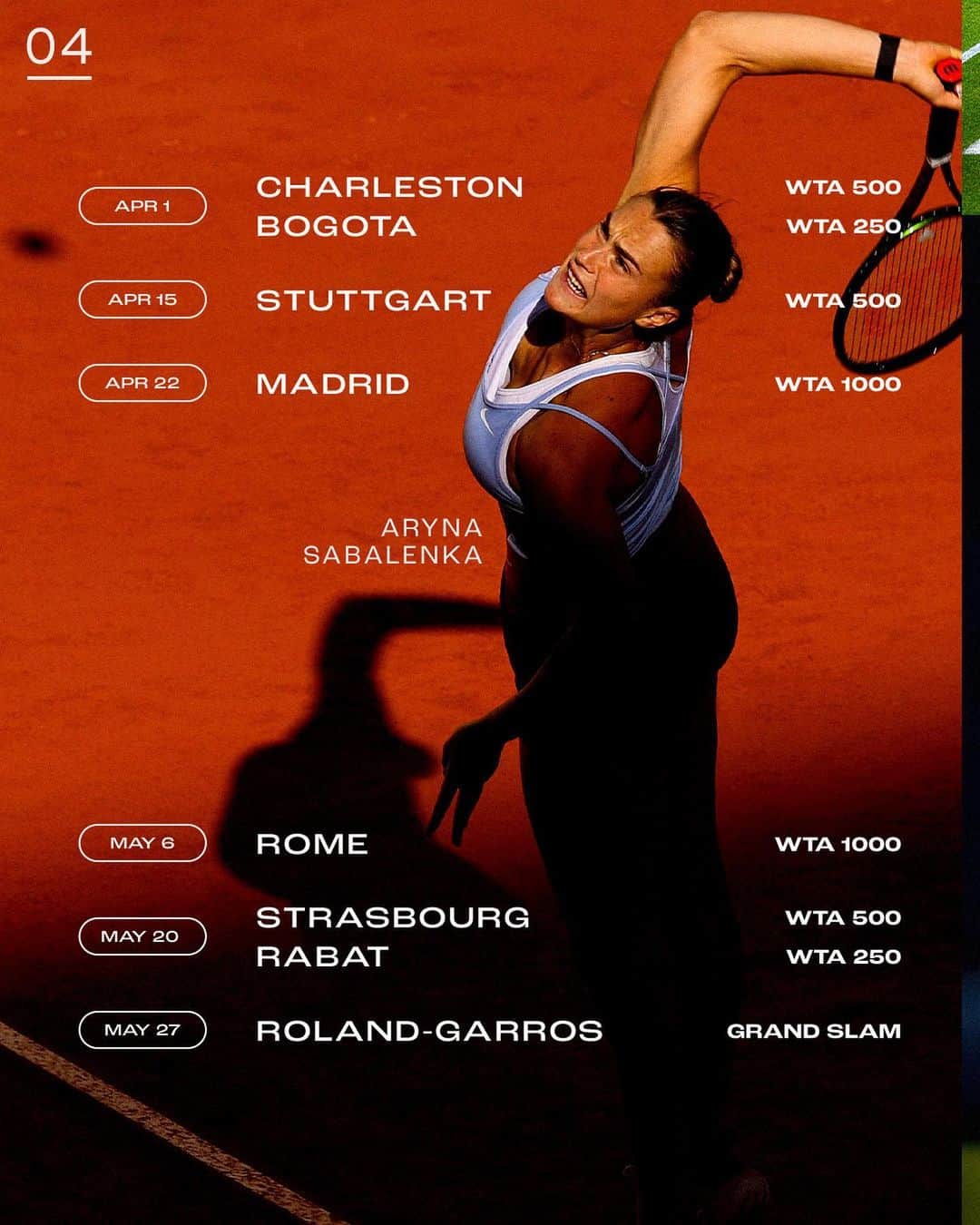 WTA（女子テニス協会）さんのインスタグラム写真 - (WTA（女子テニス協会）Instagram)「A new season awaits 🎾👀  Swipe 👉 through to view our 2024 Calendar 🗓️」11月14日 5時41分 - wta