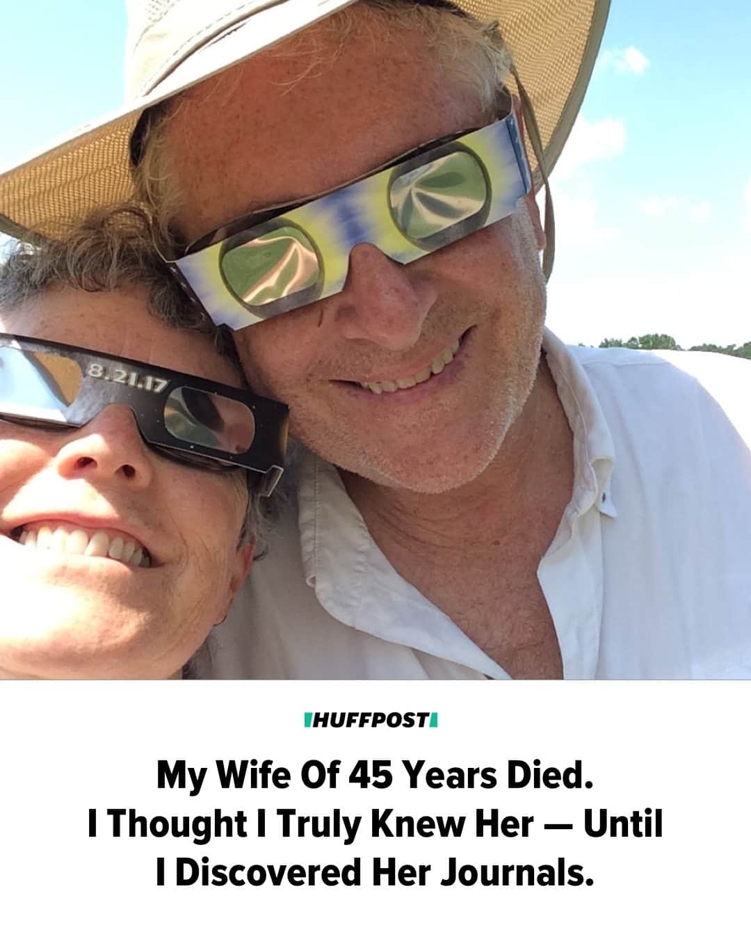 Huffington Postのインスタグラム：「"This was my Sue’s 13th day in hospice," writes HuffPost guest writer Dan Fogel. "I held her hand, still warm. My wife of almost 45 years, my Sue, lay motionless, life draining from her body... Sue arched her back as if she were trying to touch her shoulders together and then her body fell back, relaxed, and was still."⁠ ⁠ "I just stood there holding her hand. If I let go, the hospice staff would take her body away," Fogel continues. "She would no longer exist. She would be erased, other than in our memories. I couldn’t bear that, and I was not ready. Sue had known I wouldn’t be."⁠ ⁠ "I waited for her to tell me what to do, how to react, how to feel and when to leave, as she had always done. I needed her to tell the family when to gather again. I needed her to explain this death."⁠ ⁠ "'Just do the one thing,' I heard her say again in my head."⁠ ⁠ "People thought Sue was shy. Pleasant. Practical," Fogel writes. "She kept her emotions tight inside her. I reasoned that Sue was stoic — a person who could endure pain without complaining, and handle life’s inevitable deep hurts and disappointments without sharing the load. And I never asked her directly about her emotions."⁠ ⁠ "After 45 years, I thought I knew her. But I didn’t."⁠ ⁠ Read Fogel's full story at our link in bio. // 📷 Courtesy of Dan Fogel」